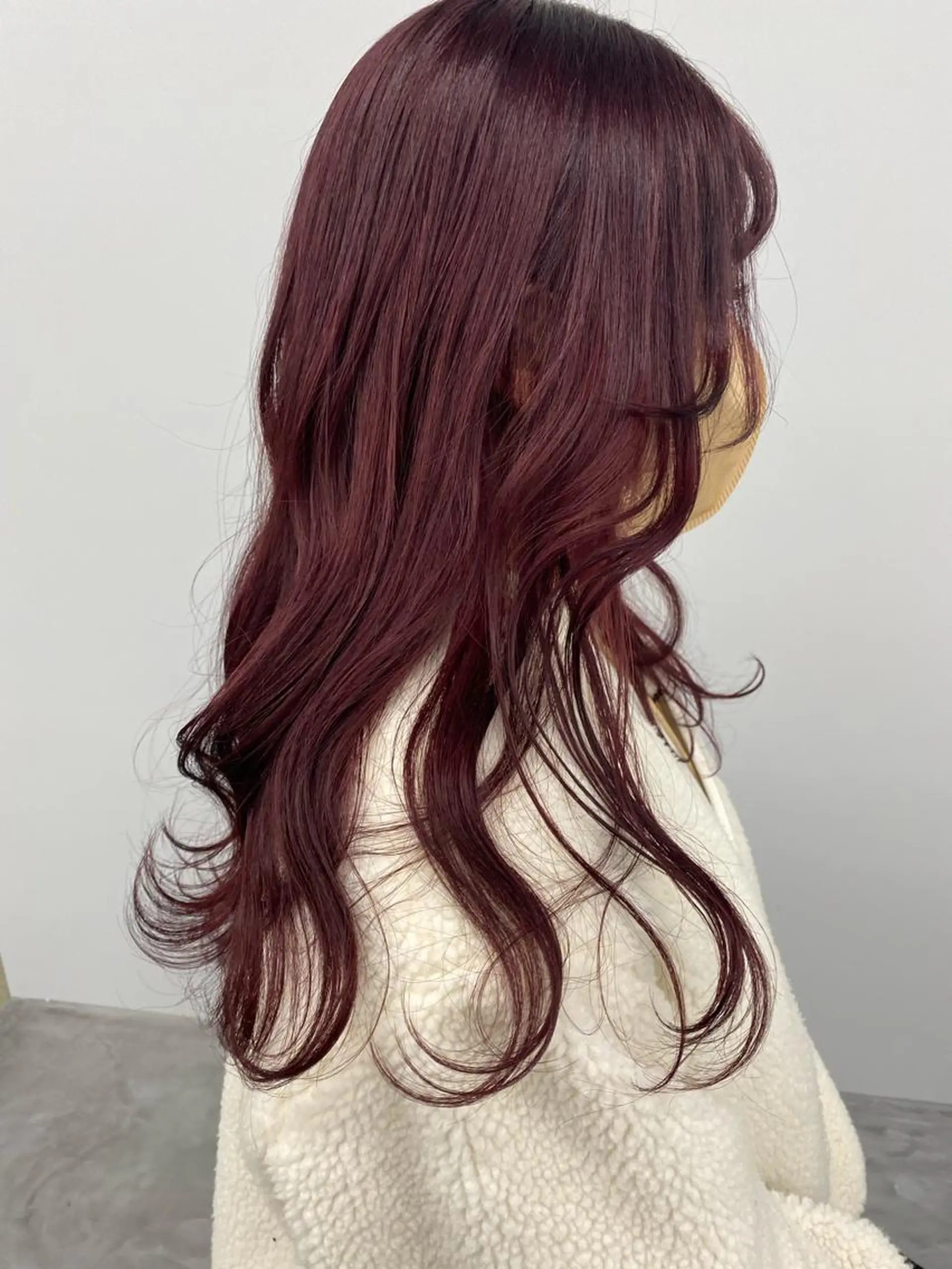 ロング カラー ヘアアレンジ ヘアカラー 寒河江 友花のヘアスタイル