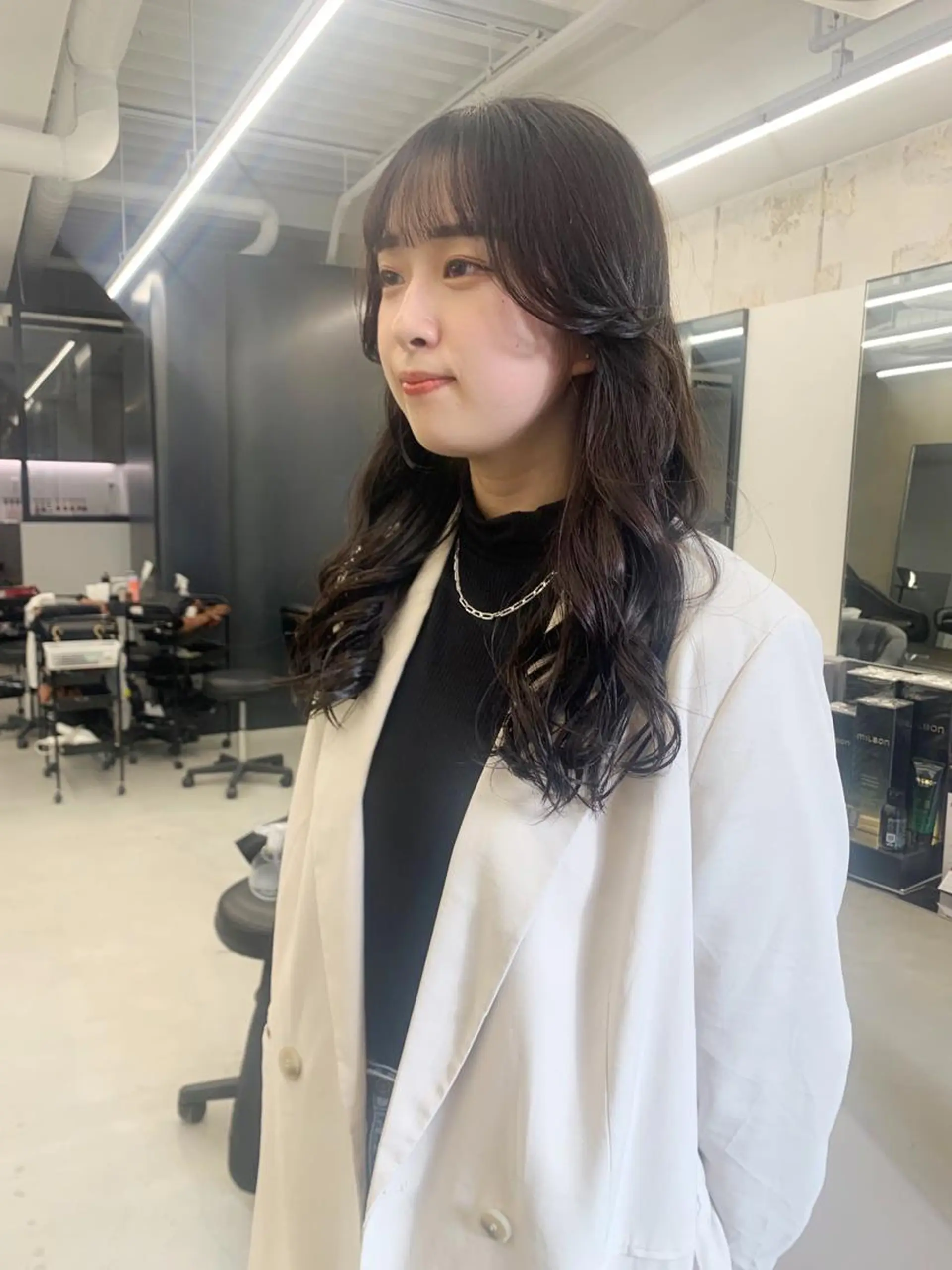 ロング カラー ダークグレー kimika🥑 メンズ/髪質改善のヘアスタイル