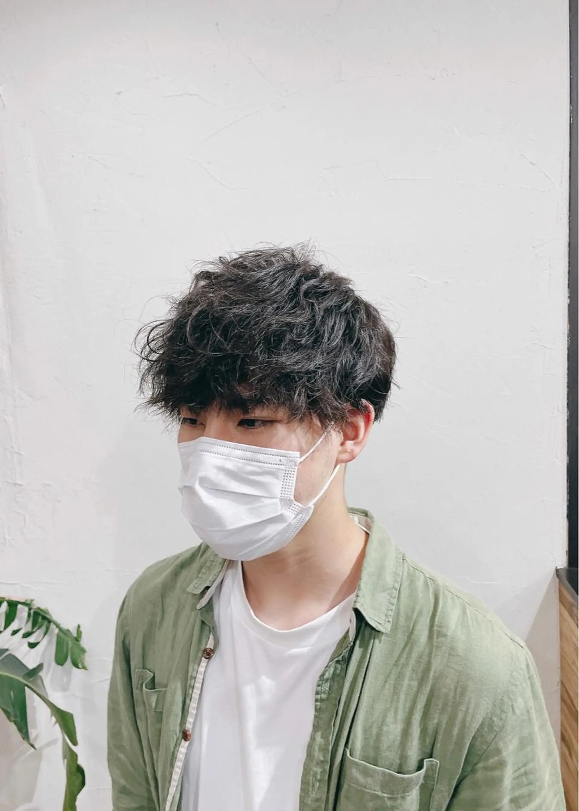 ショート メンズ カット パーマ かんばら りょーいのヘアスタイル