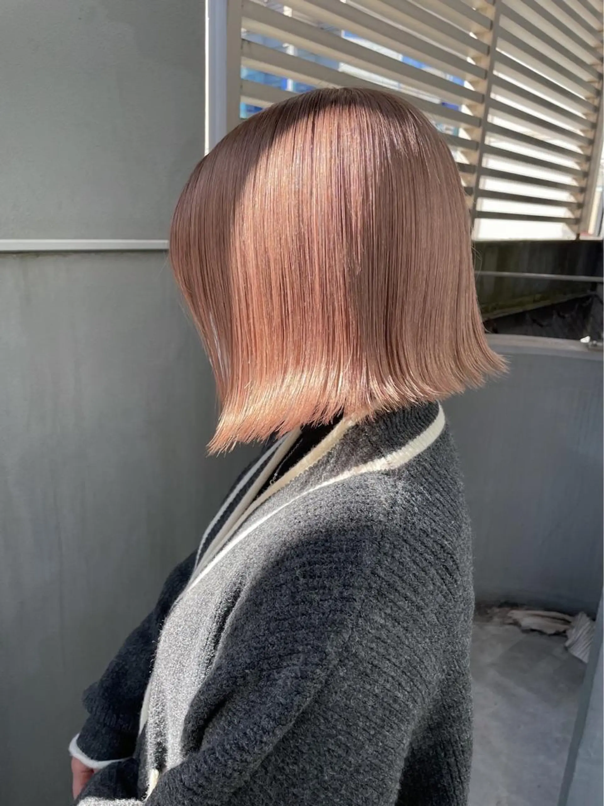 ミディアム カラー カット ヘアカラー トリートメント HACCH （ハッチ）所属・🪼ボブ/ハイトーン /髪質改善🪼のヘアスタイル