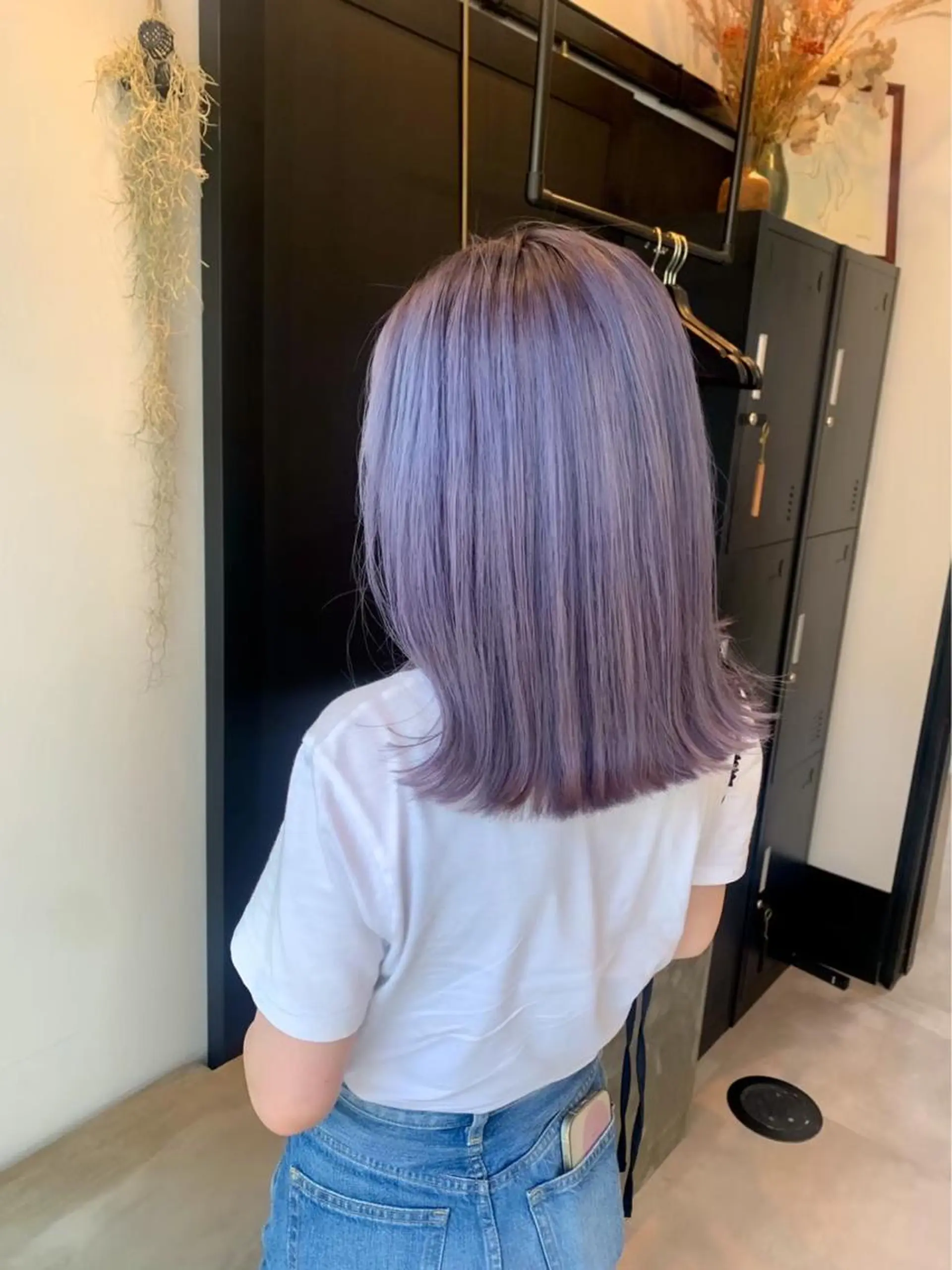 ミディアム カラー ヘアカラー 田川 華奈のヘアスタイル