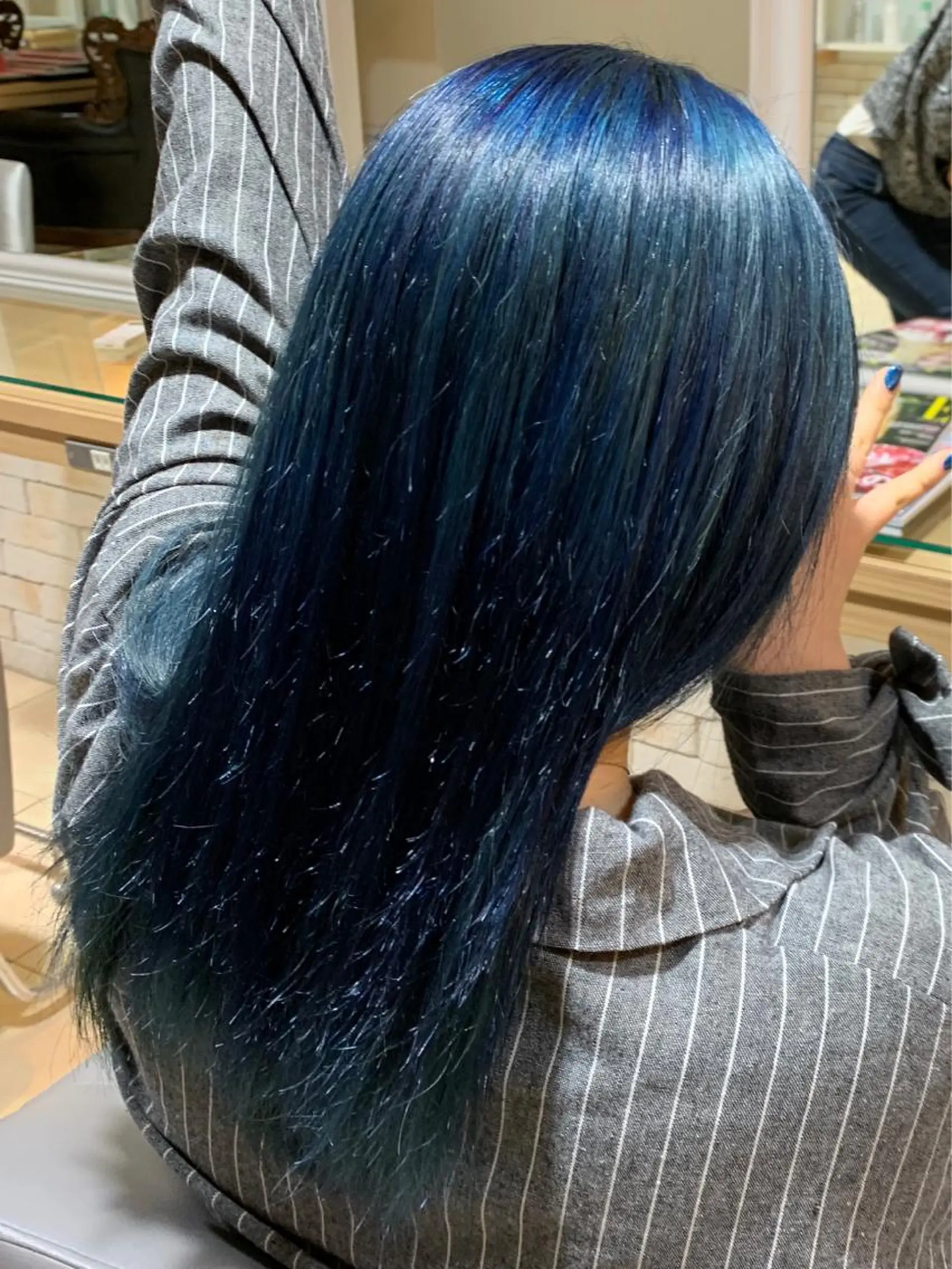 セミロング カラー 髪質改善&Spa fee南越谷2号店所属・髪質改善/南越谷/ 山岸彩夏のヘアスタイル