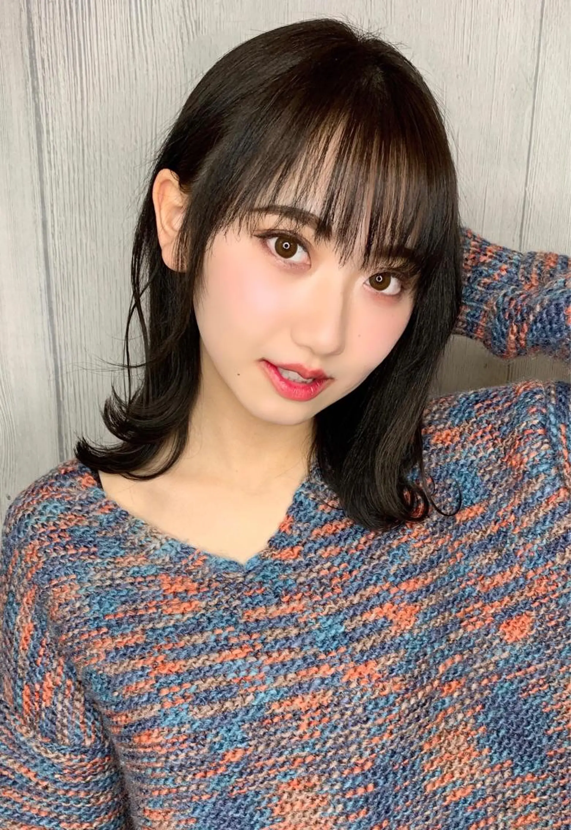 ミディアム カラー パーマ 学生 縮毛矯正 🤍デザインカラー 特化🤍HIROのヘアスタイル