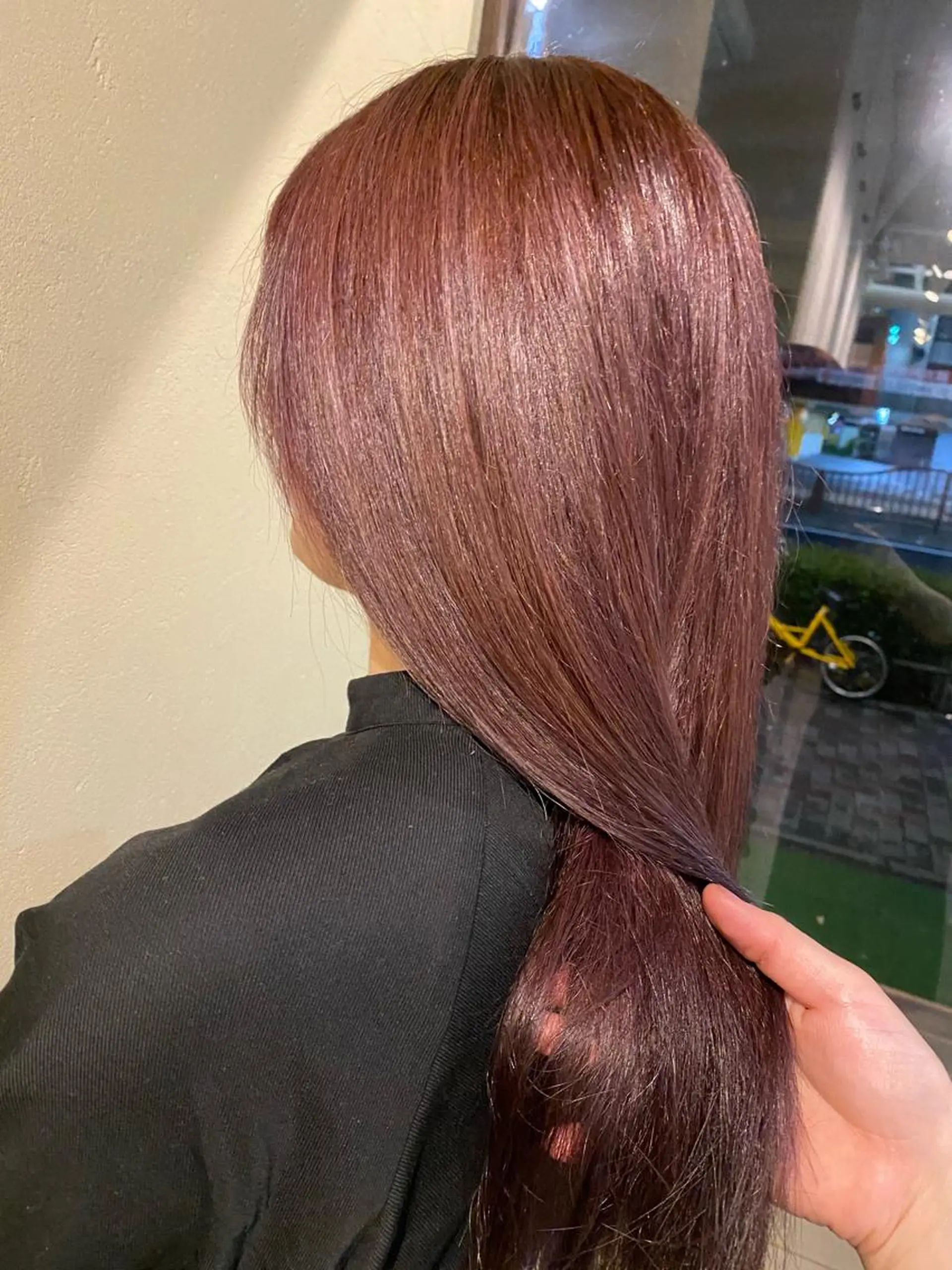 カラー ハイライトカラー ピンクカラー フェイスヘアークリエイション所属・大形 誉のヘアスタイル