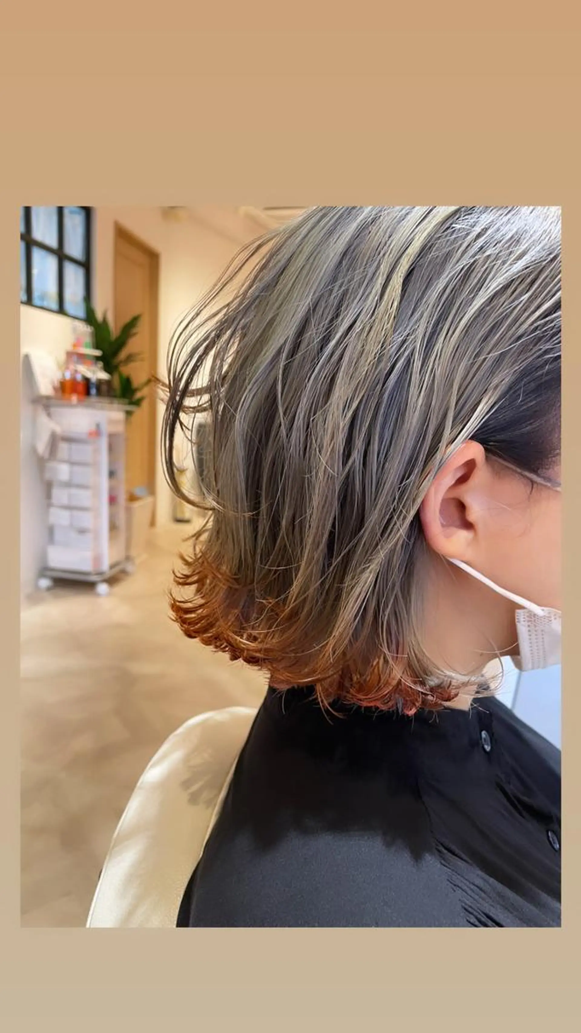 ショート カラー 髪質改善×縮毛矯正 HairDr.LINO駒沢【リノ】所属・mam. mamicoのヘアスタイル