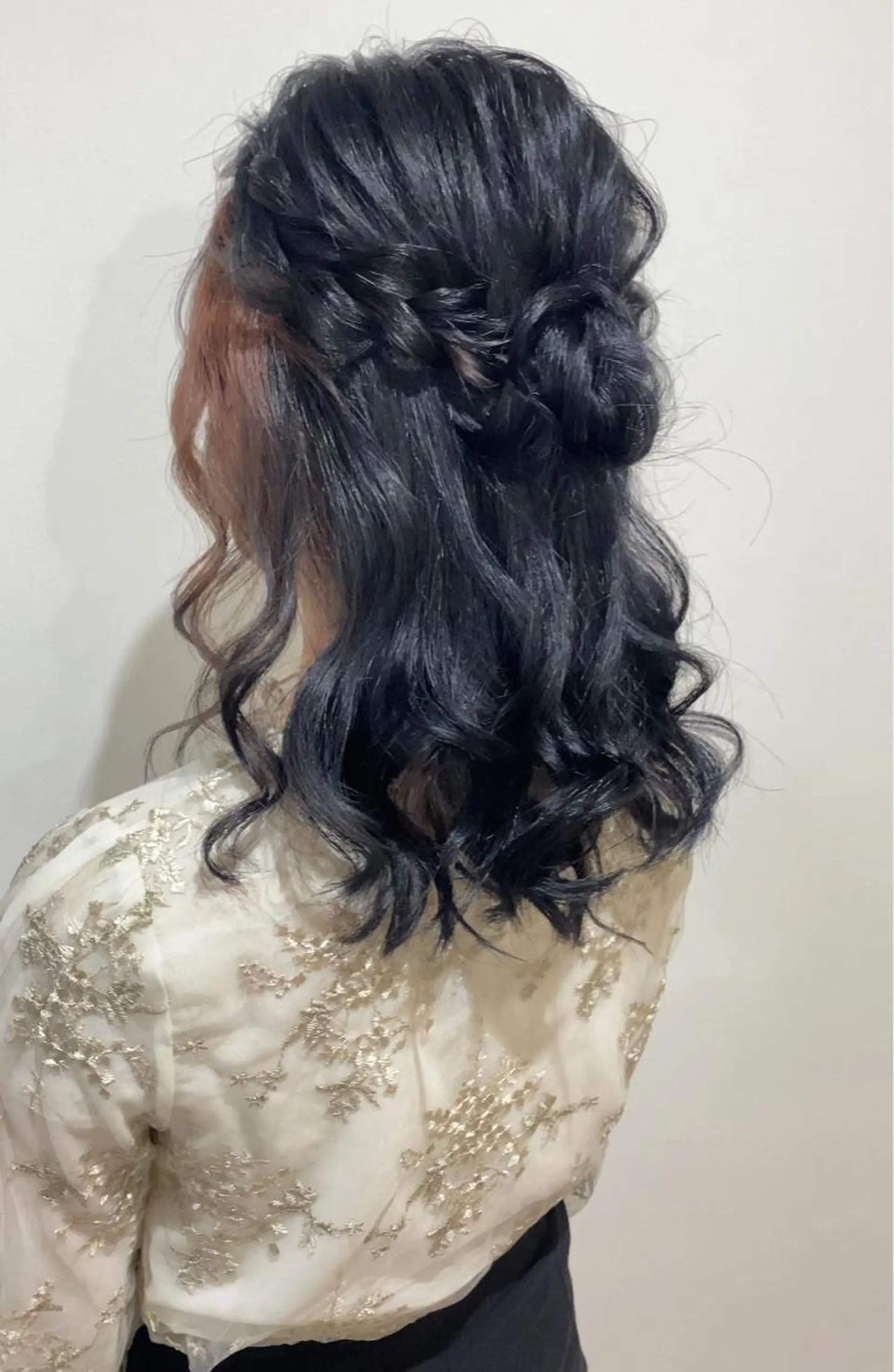 ミディアム ヘアアレンジ 喜多良 綾花のマツエク・マツパデザイン