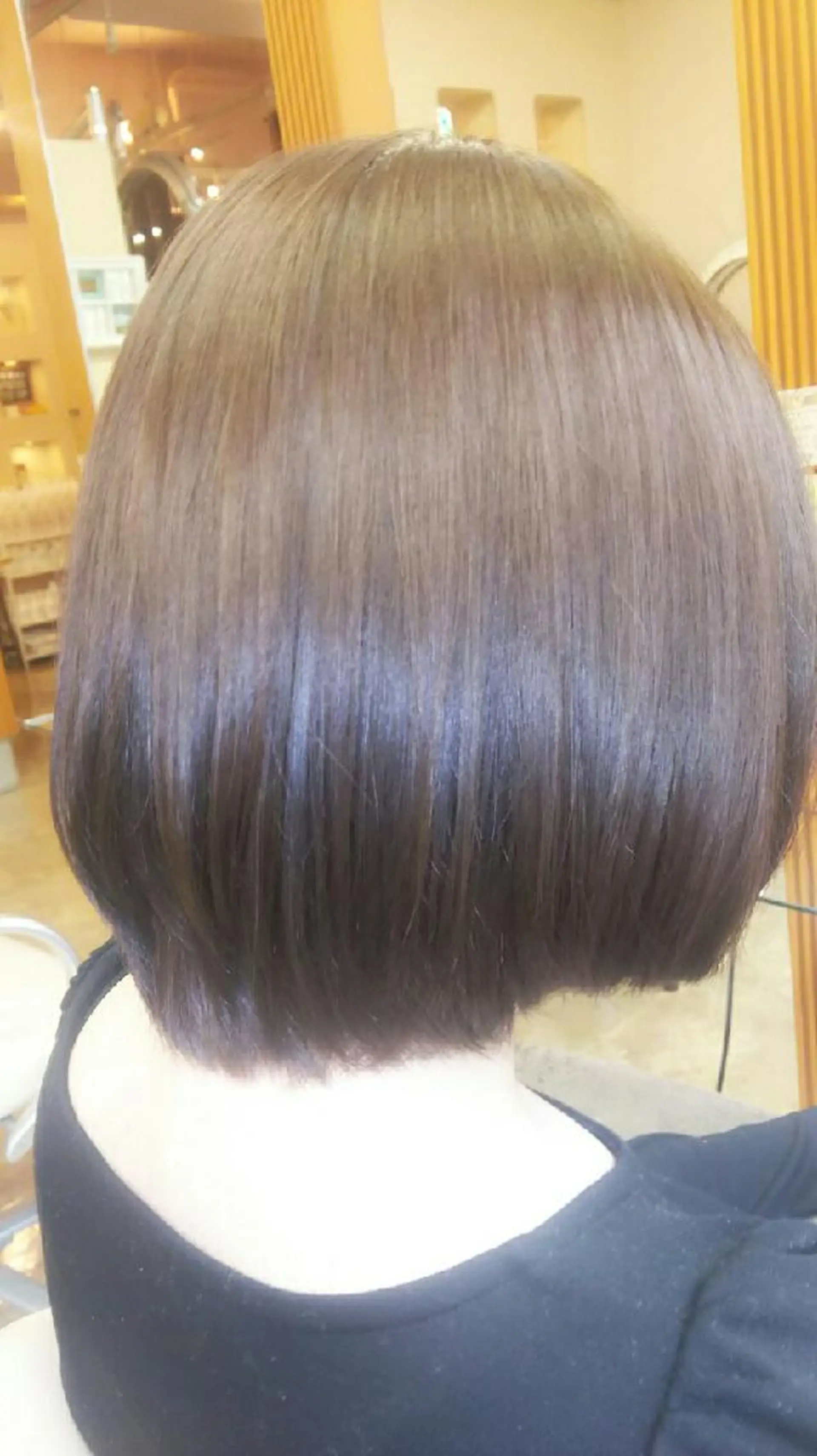 ショート カラー アッシュ ボブ 脇田 雄大のヘアスタイル