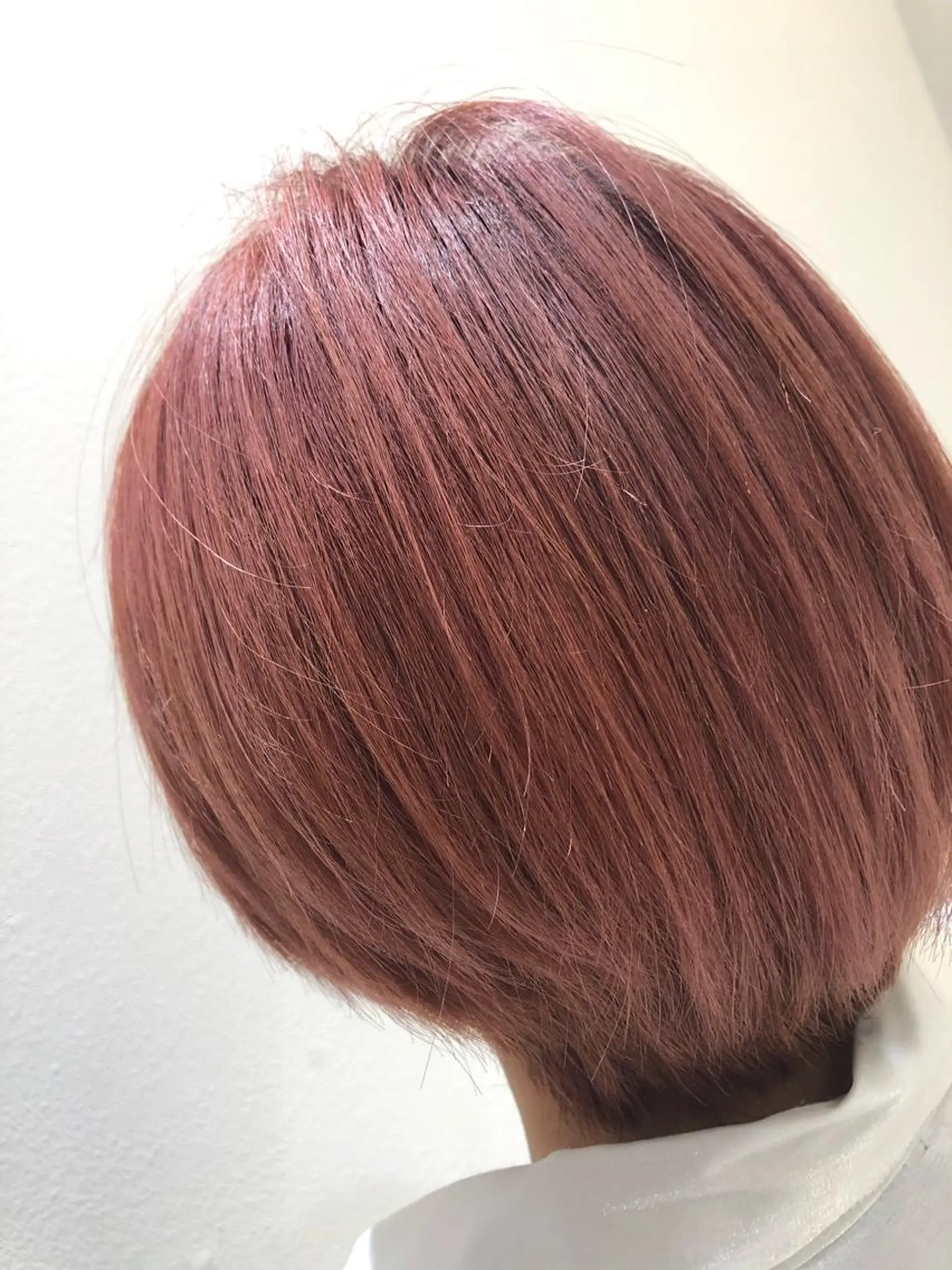 カラー ピンクカラー k-twoたき✨艶感 カラー／美髪矯正のヘアスタイル