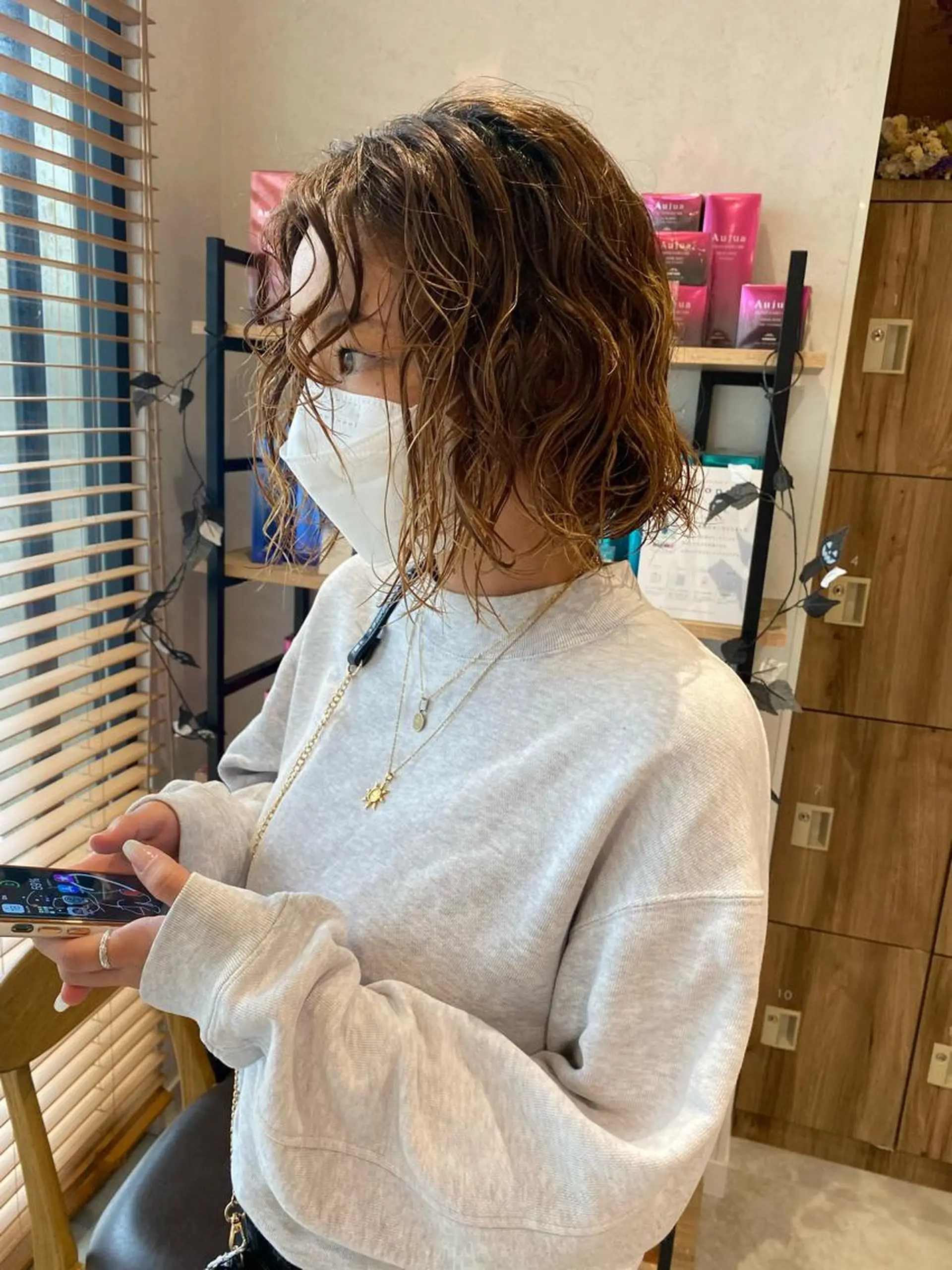 ショート パーマ ヘアアレンジ パーマ パーマ指名No1 /namiのヘアスタイル