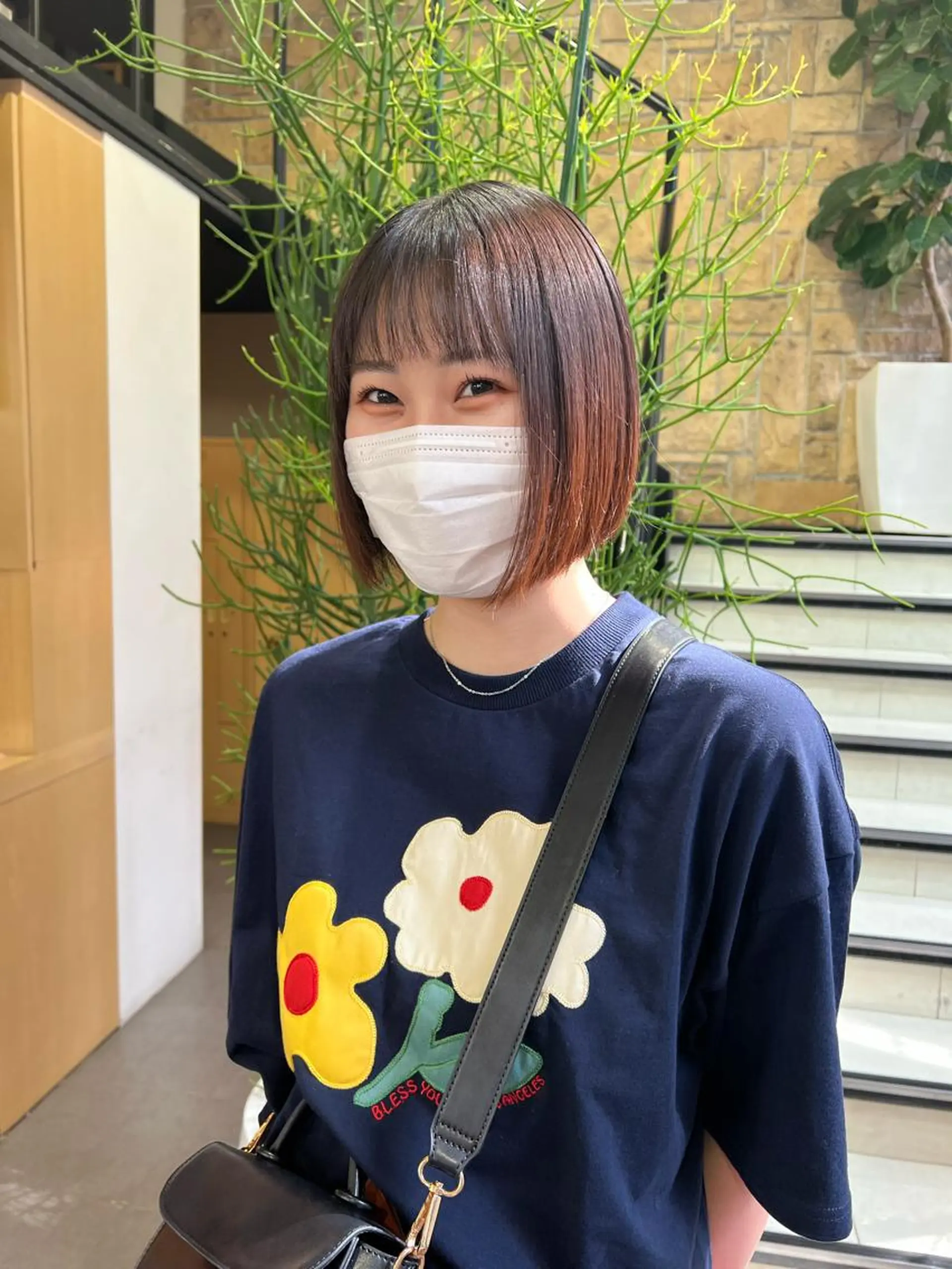 ショート 韓国ネイル🤎 ワンホン🩷くれはのネイルデザイン