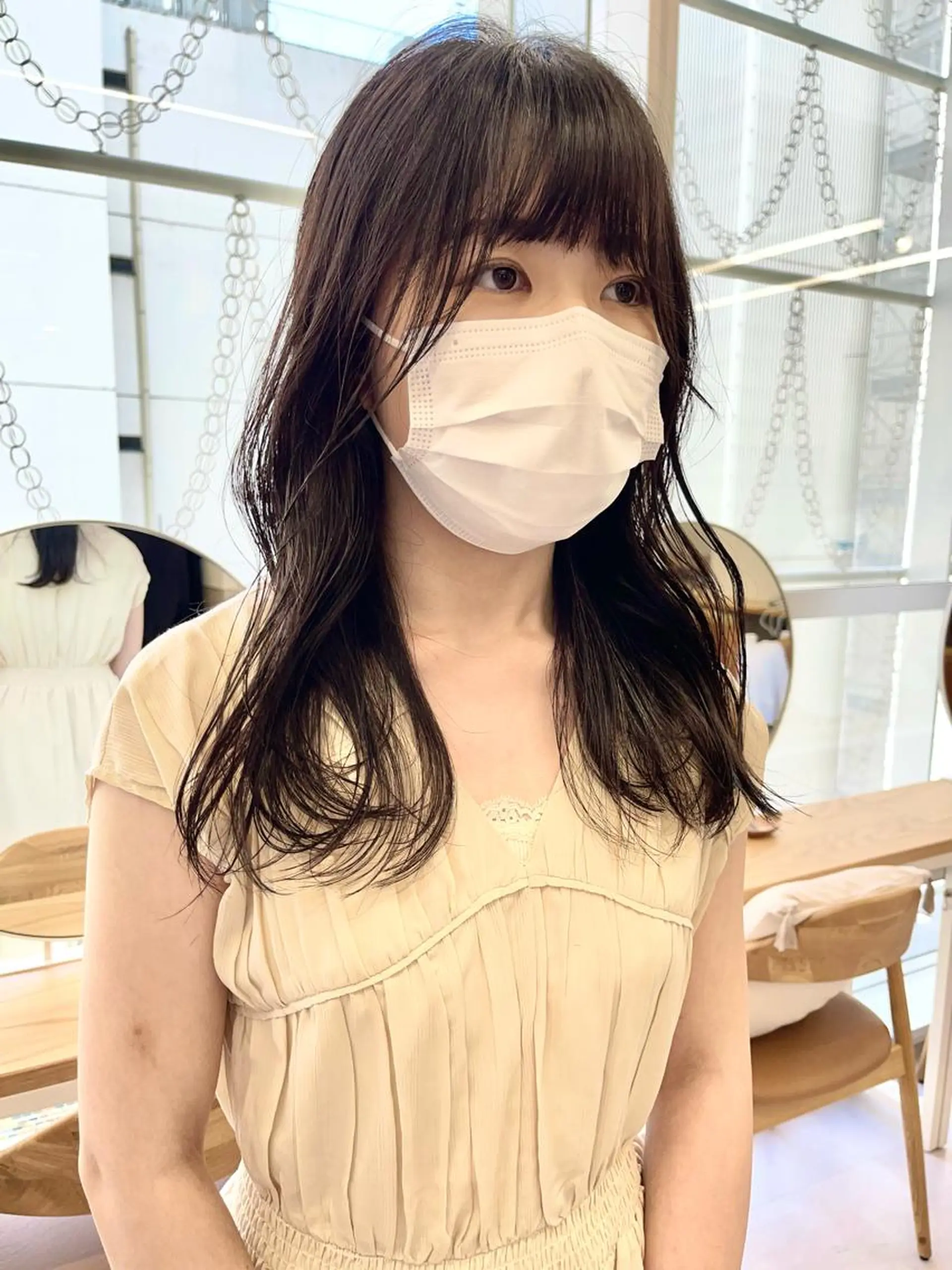 セミロング 美容室sand 横浜のヘアスタイル