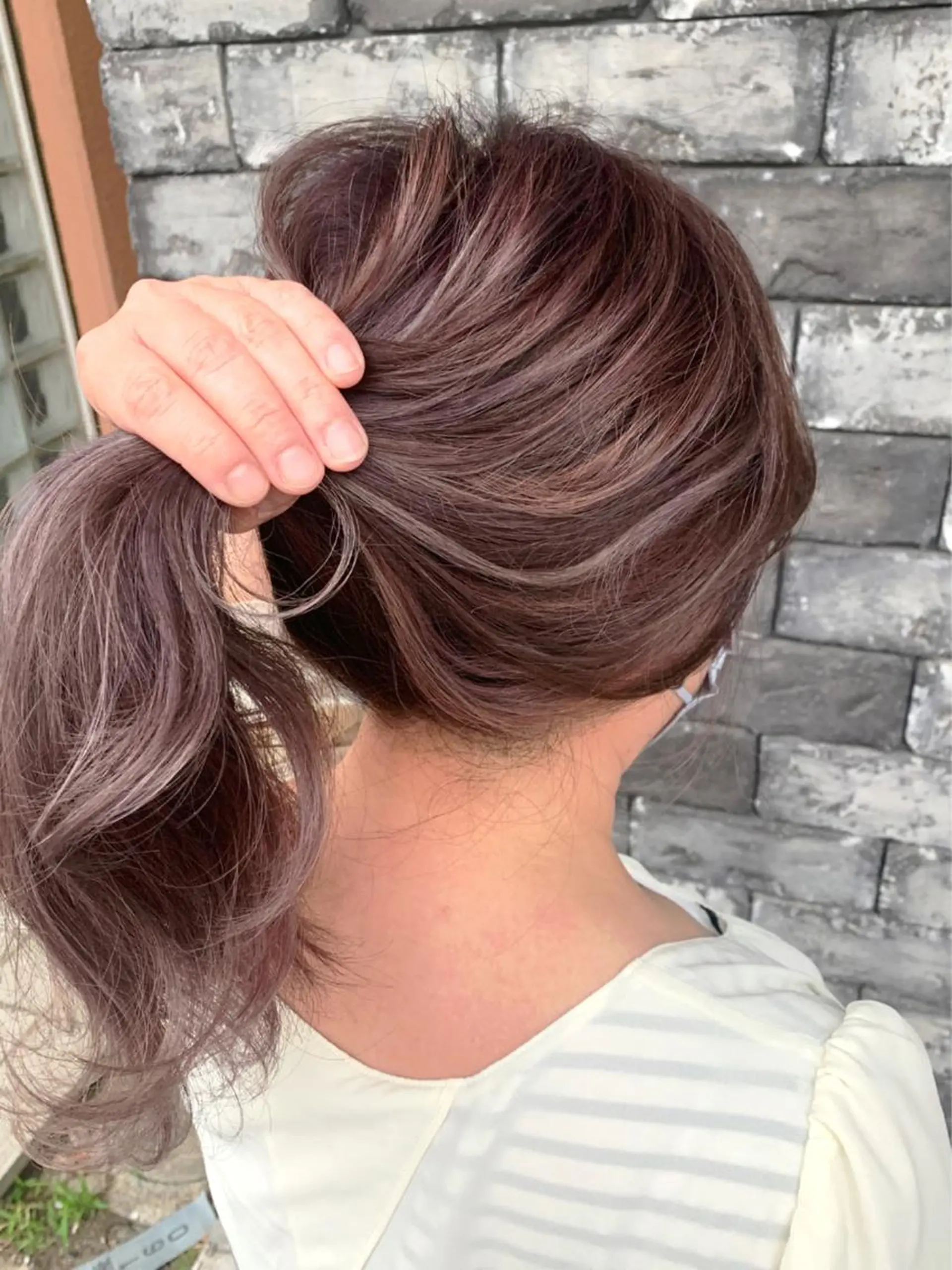 セミロング ヘアカラー トリートメント ヘアセット ❤️千葉県代表❤️ 店長❤️柿本翔一朗のヘアスタイル