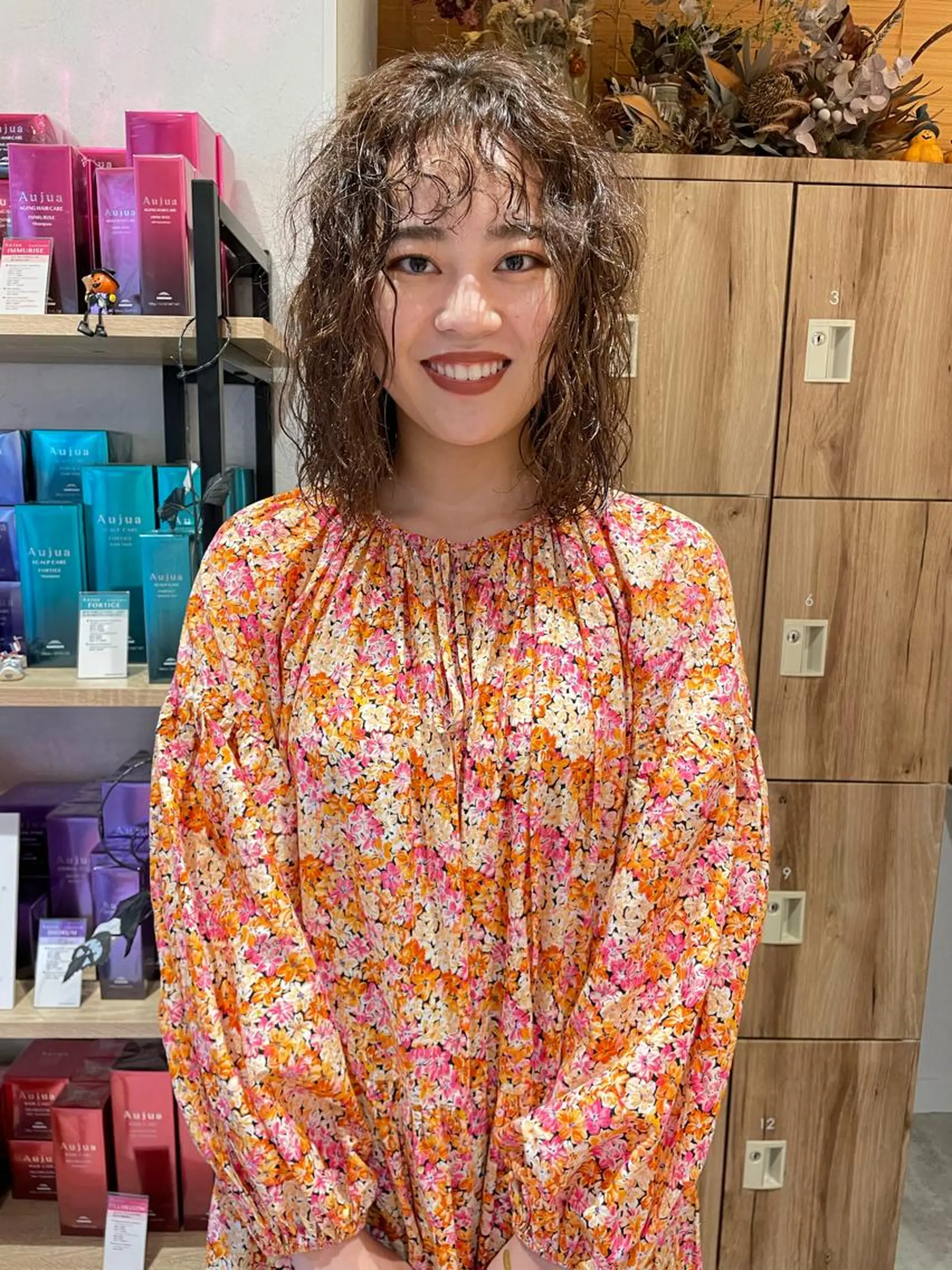 ミディアム パーマ ミディアムパーマ パーマ パーマ指名No1 /namiのヘアスタイル