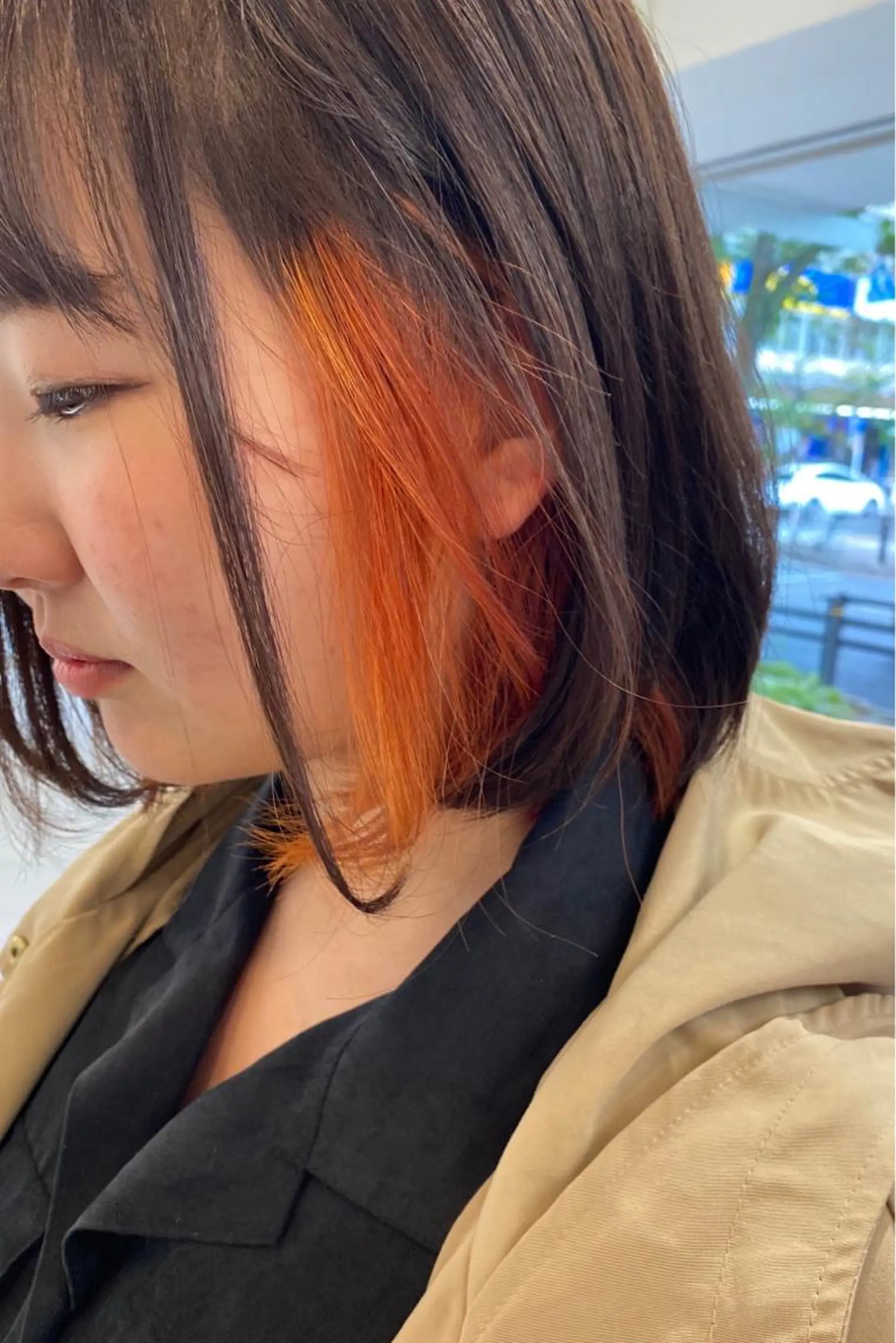 ショート カラー インナーカラー ボブ 樋口 雄稀のヘアスタイル