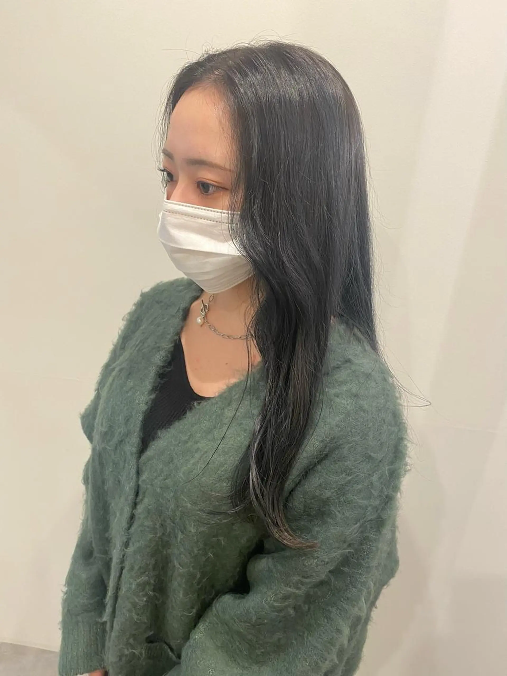 ロング カラー ダークグレー ダークグレージュ グレージュ ヘアカラー 🍑 モモカ🍑のヘアスタイル