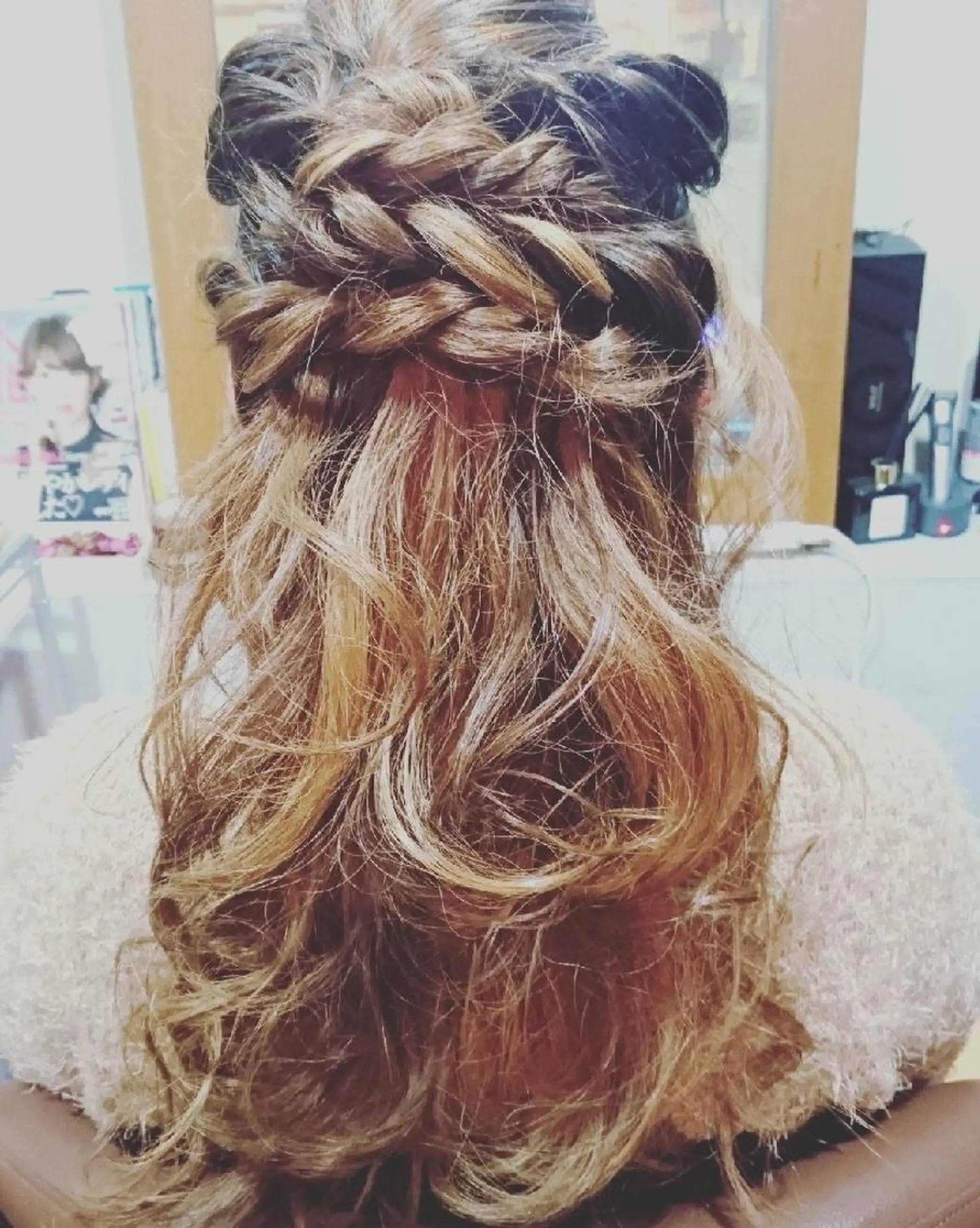 ヘアアレンジ ロング ヘアセット hair&eyelash AMANDA所属・AMANDA 神山のマツエク・マツパデザイン