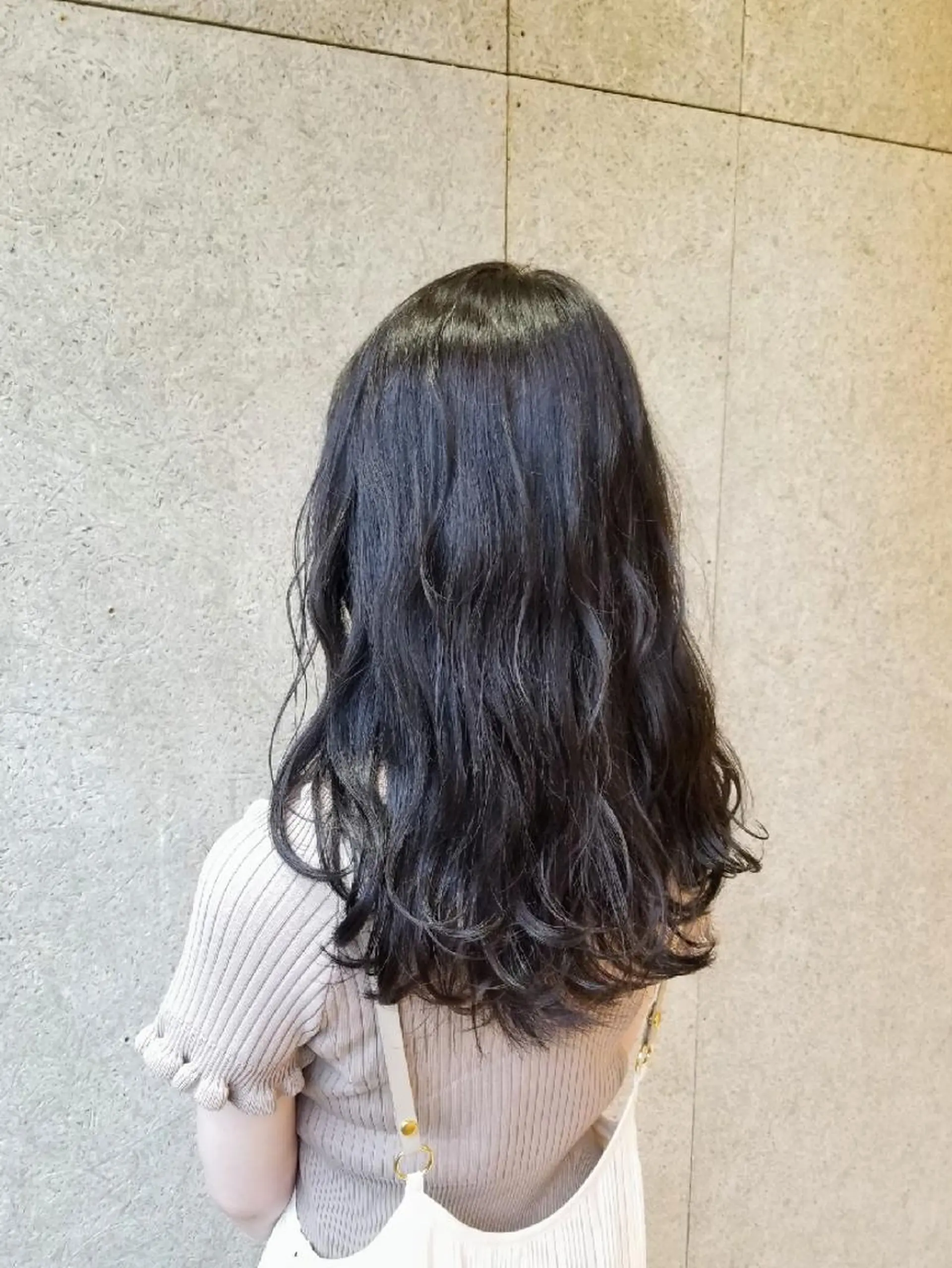 ロング カラー ダークグレー ダークグレージュ グレージュ 🔴赤み消し/ 艶カラー落合　優🔴のヘアスタイル