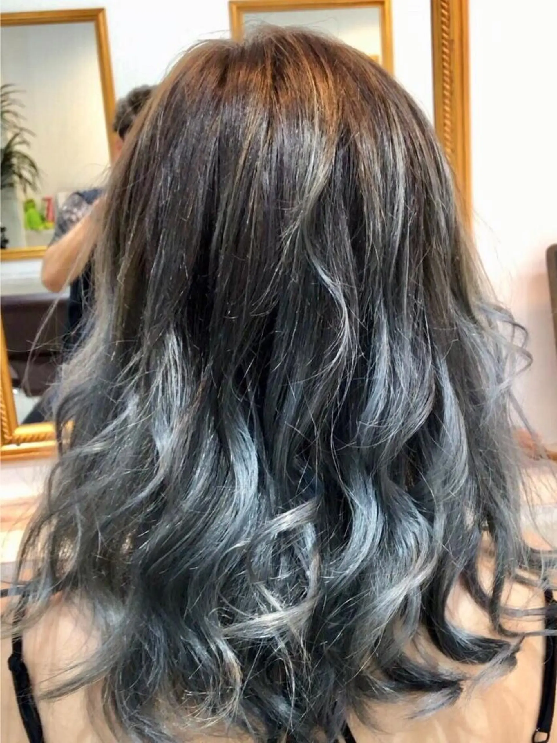 セミロング カラー ヘアアレンジ エクステ地域最安値★ Device梅田のヘアスタイル
