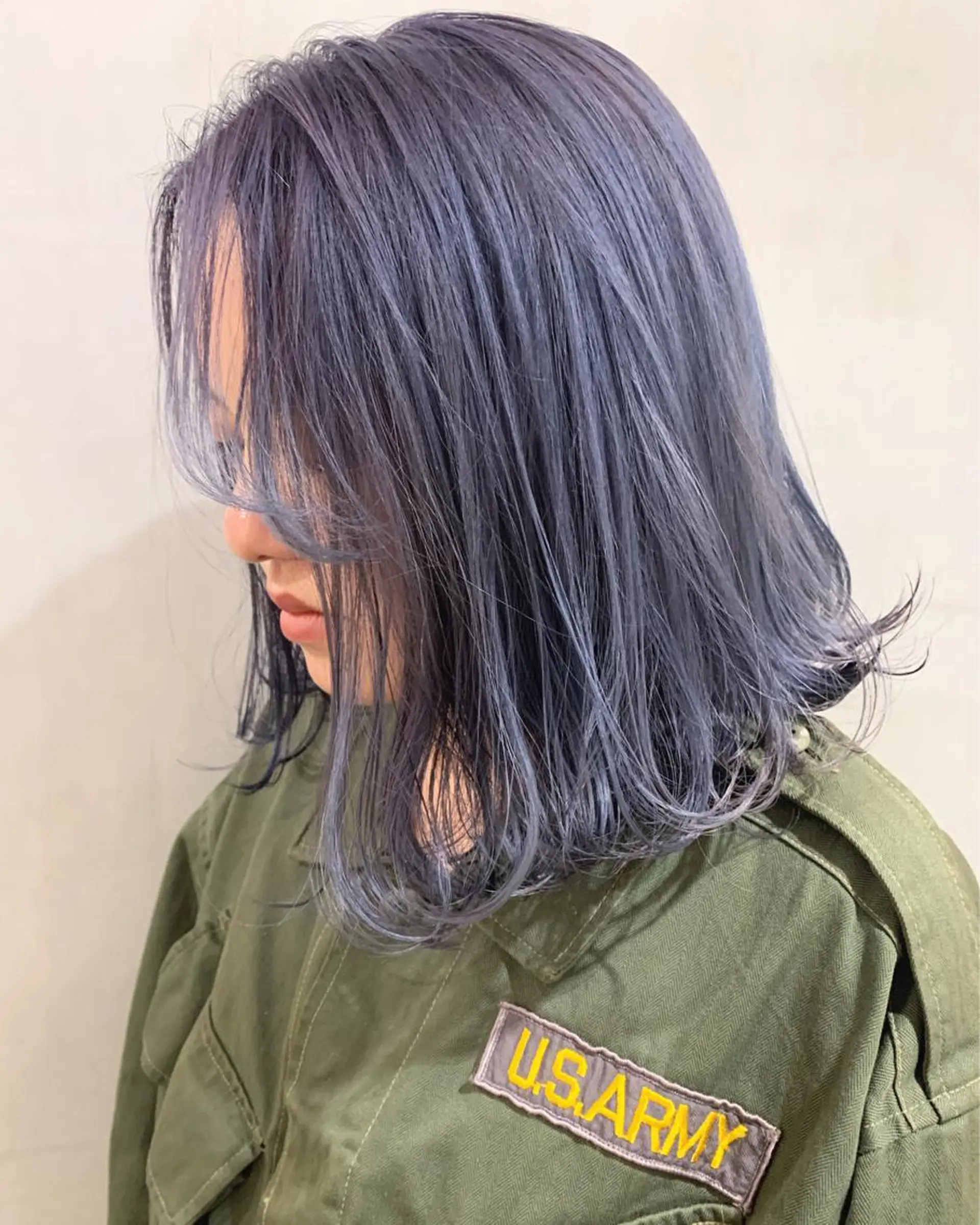 ミディアム カラー ヘアカラー トリートメント 優 作のヘアスタイル
