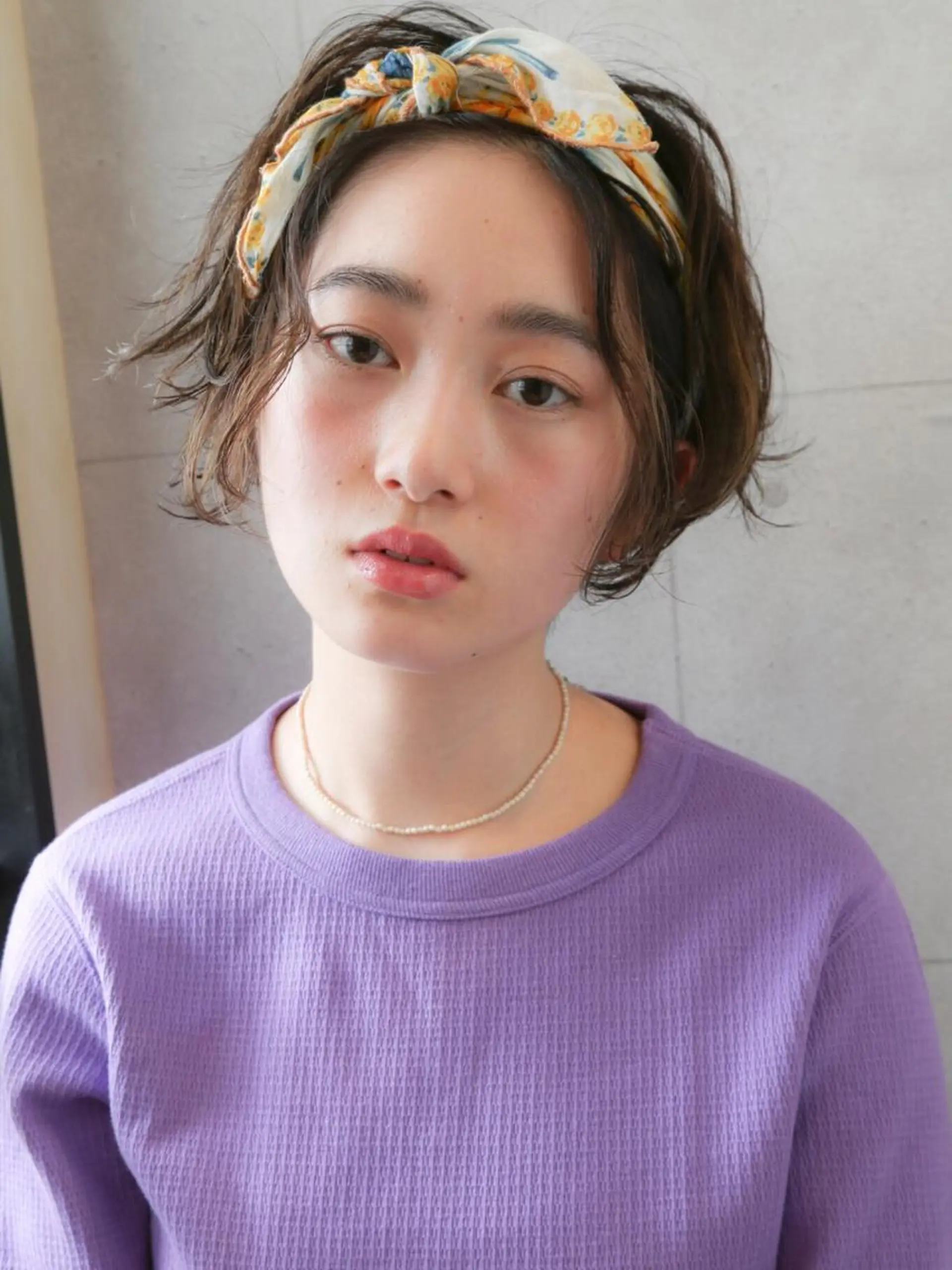 ショート パーマ ヘアアレンジ さかい なつみのヘアスタイル