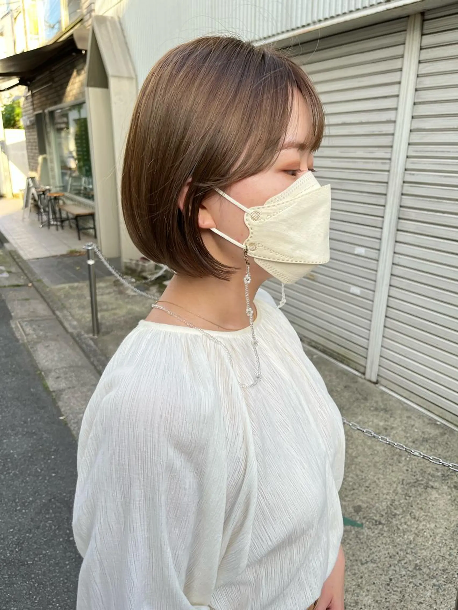ショート カラー カット ヘアカラー 西山梨々/ボブ/ ショート/レイヤーのヘアスタイル
