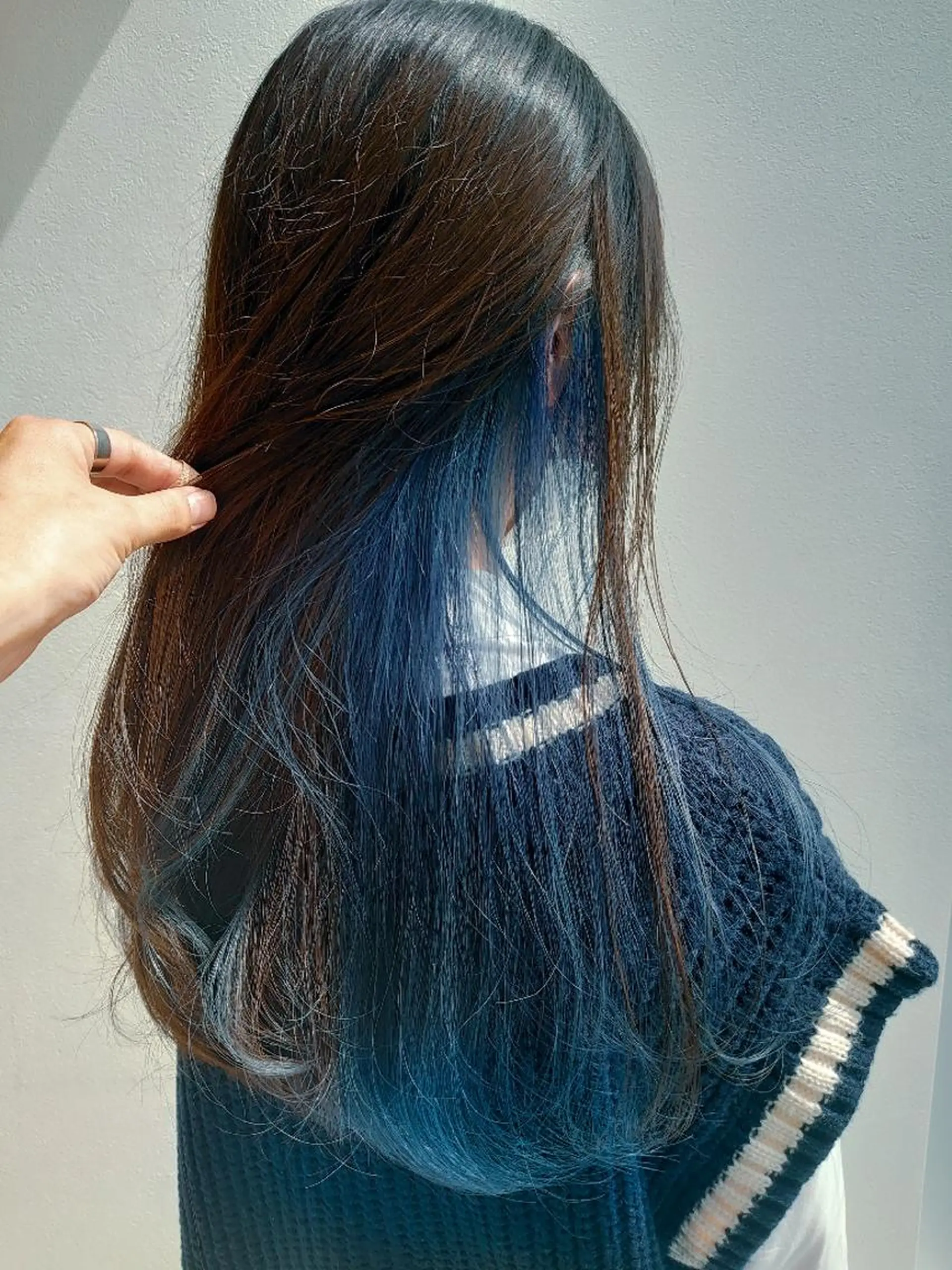 カラー セミロング ヘアカラー 髪質改善/ブリーチ 田代 龍我のヘアスタイル