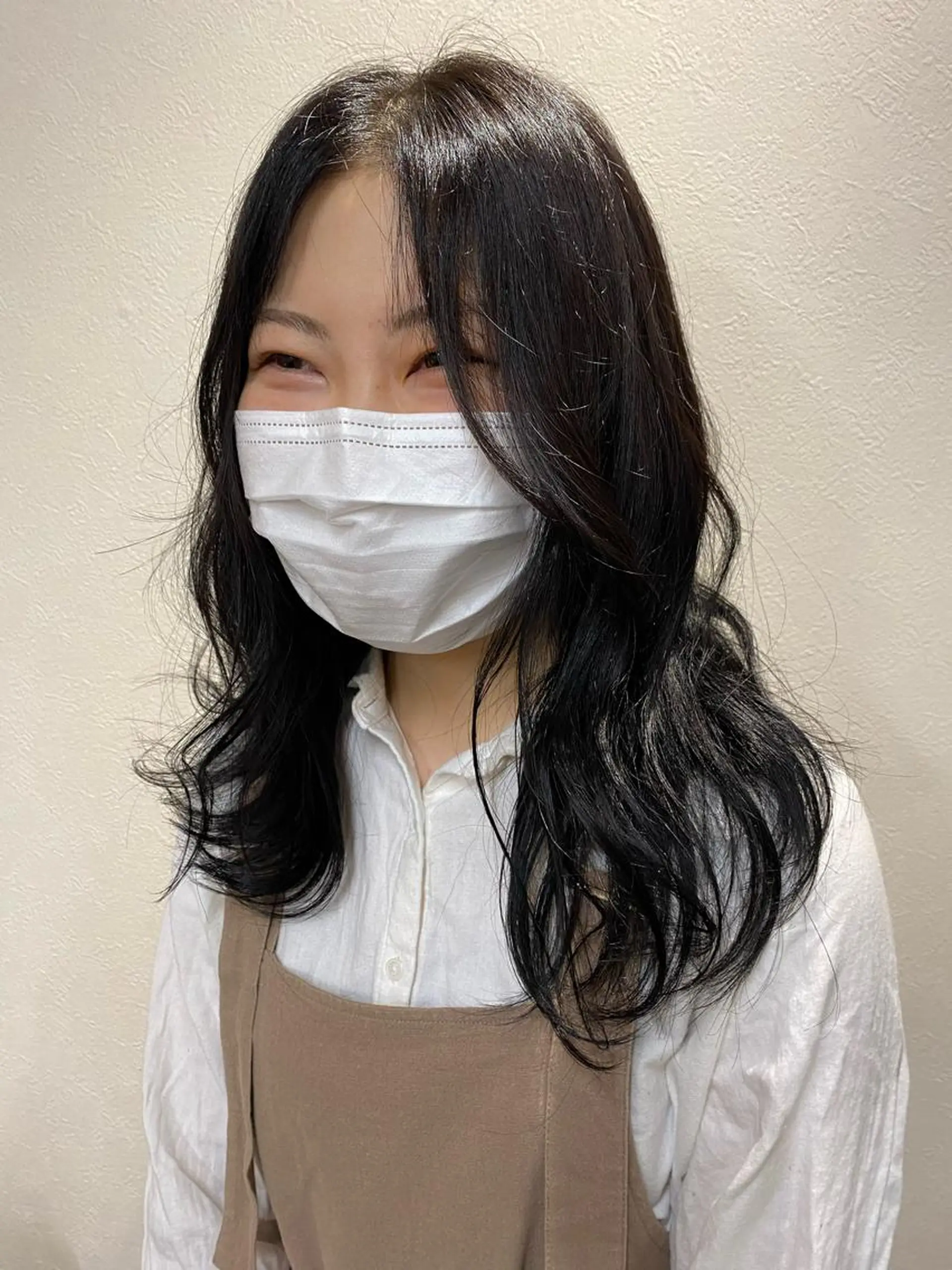 ロング カラー カット ヘアカラー トリートメント 朝が楽になる艶髪縮毛 ✨中稲明梨のヘアスタイル