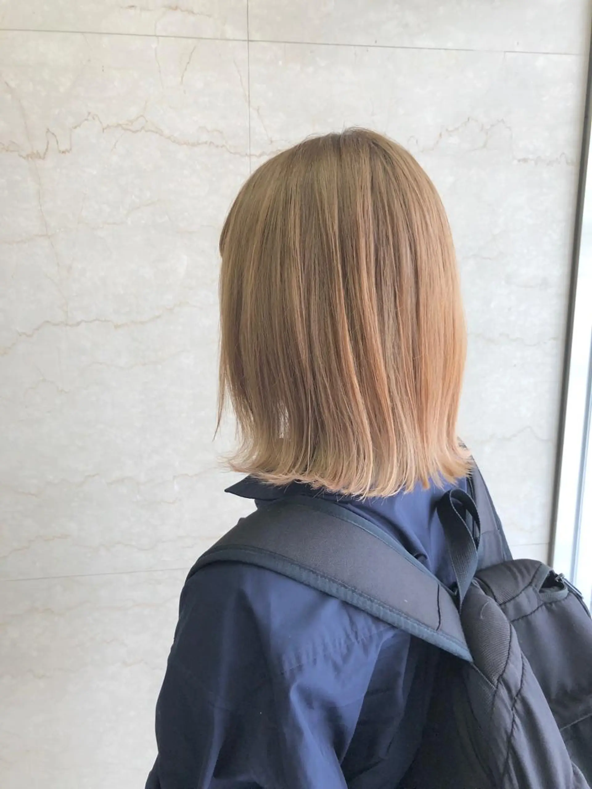 ミディアム 外ハネヘア キノシタ ナオユキのヘアスタイル