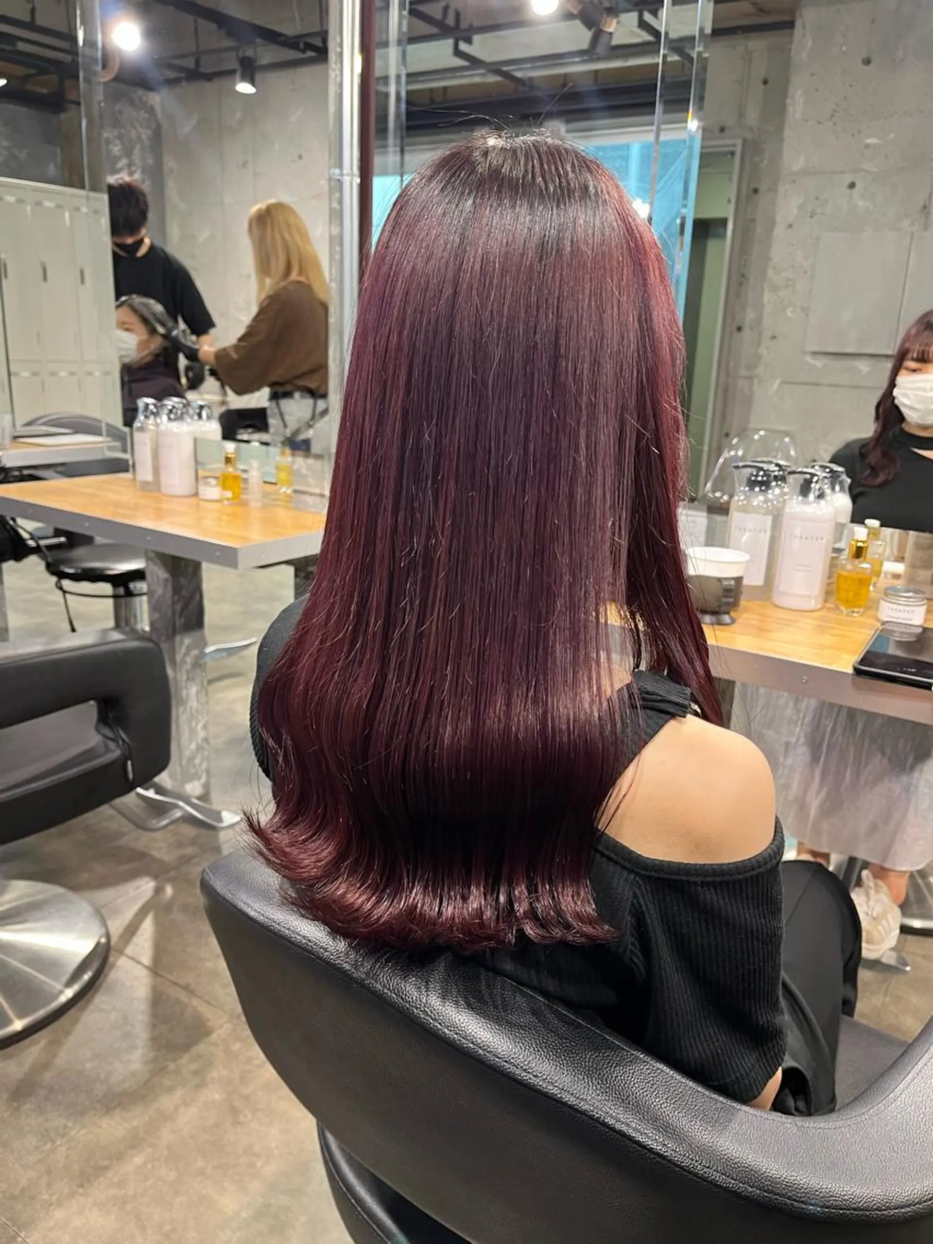 ロング カット ヘアカラー トリートメント ヘッドスパ ヘアセット I S所属・🌿透明感カラー‪ 縮毛矯正✨かずきのヘアスタイル