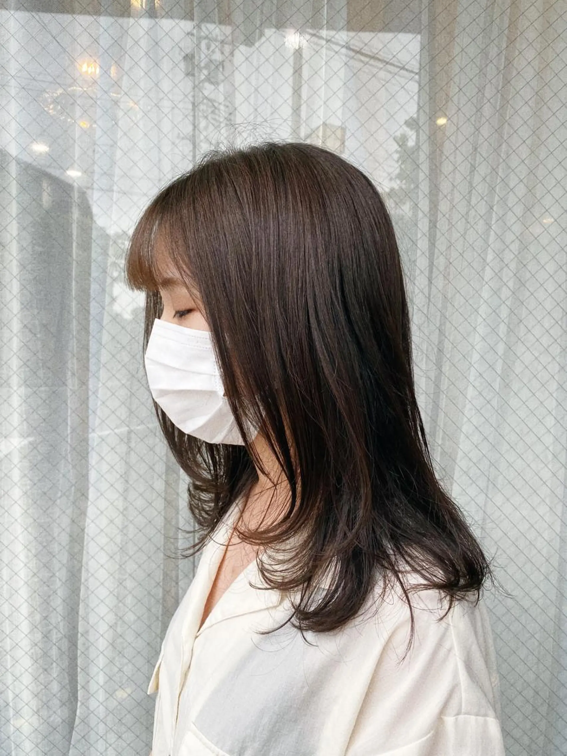 ロング カラー カット ヘアカラー 高浜 夕海のヘアスタイル