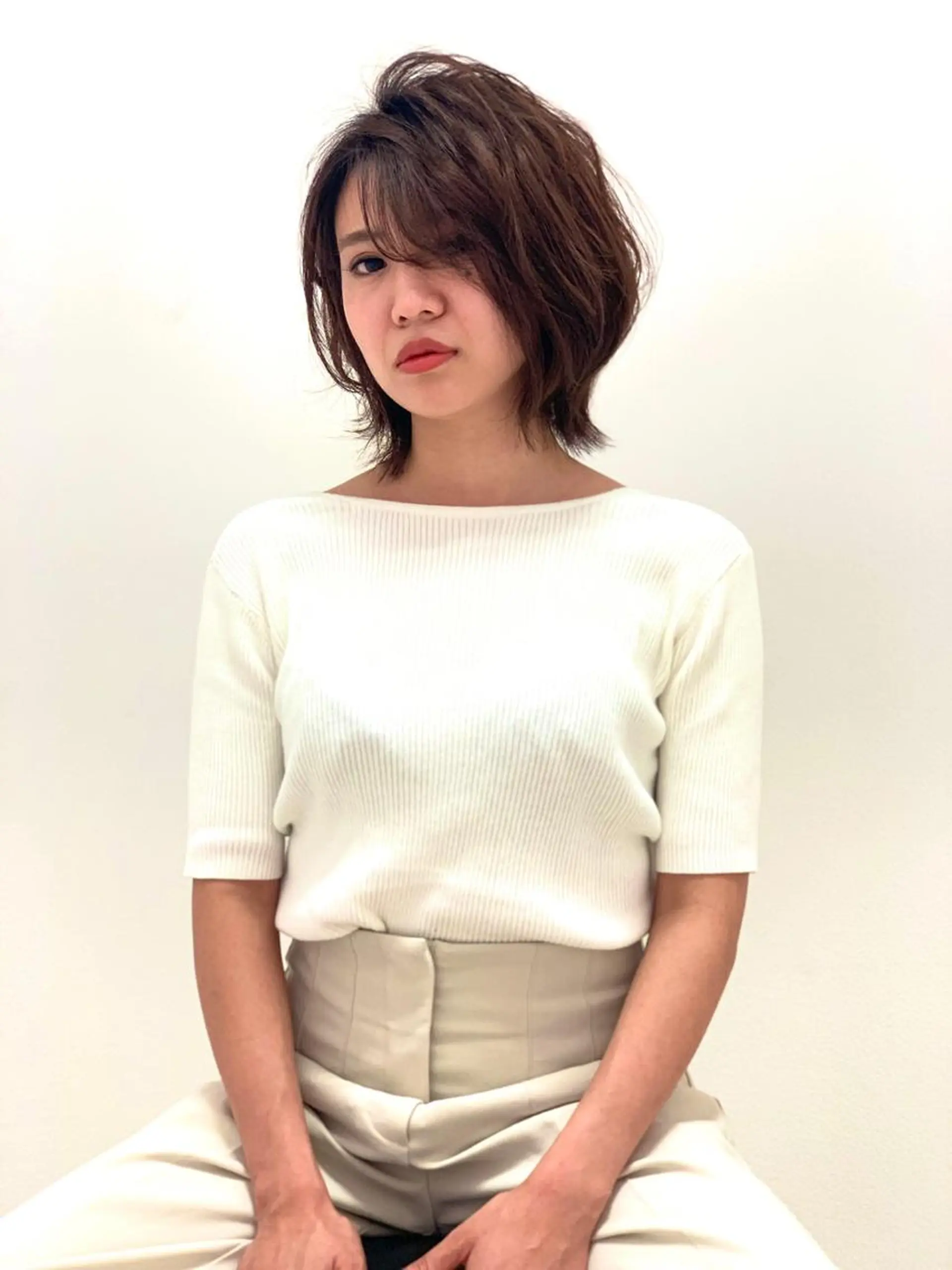 ショート OJIMA YUKAのヘアスタイル