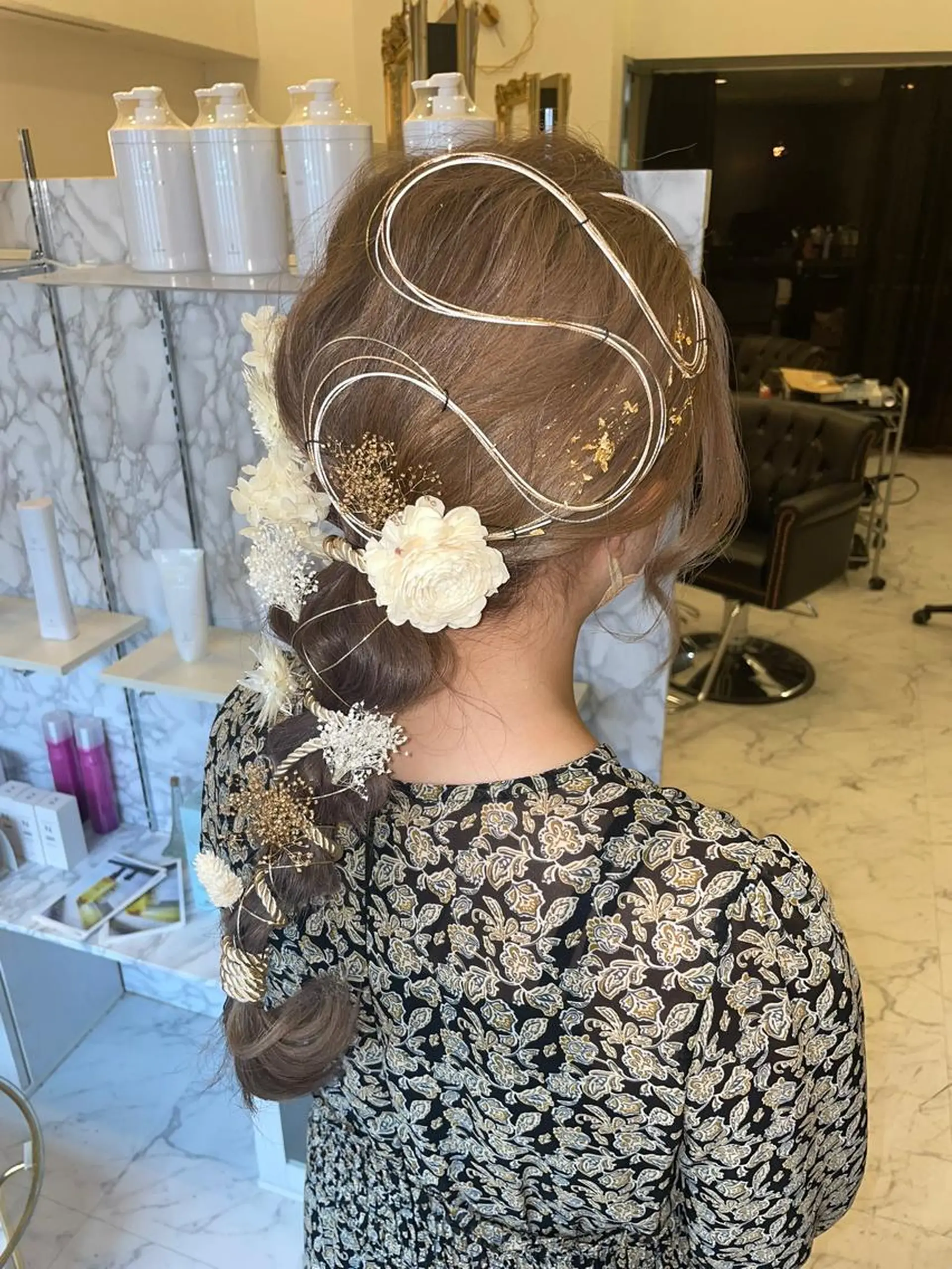 ヘアアレンジ 卒業式のヘアスタイル ヘアセット 🌹 AKARI  🌹のヘアスタイル