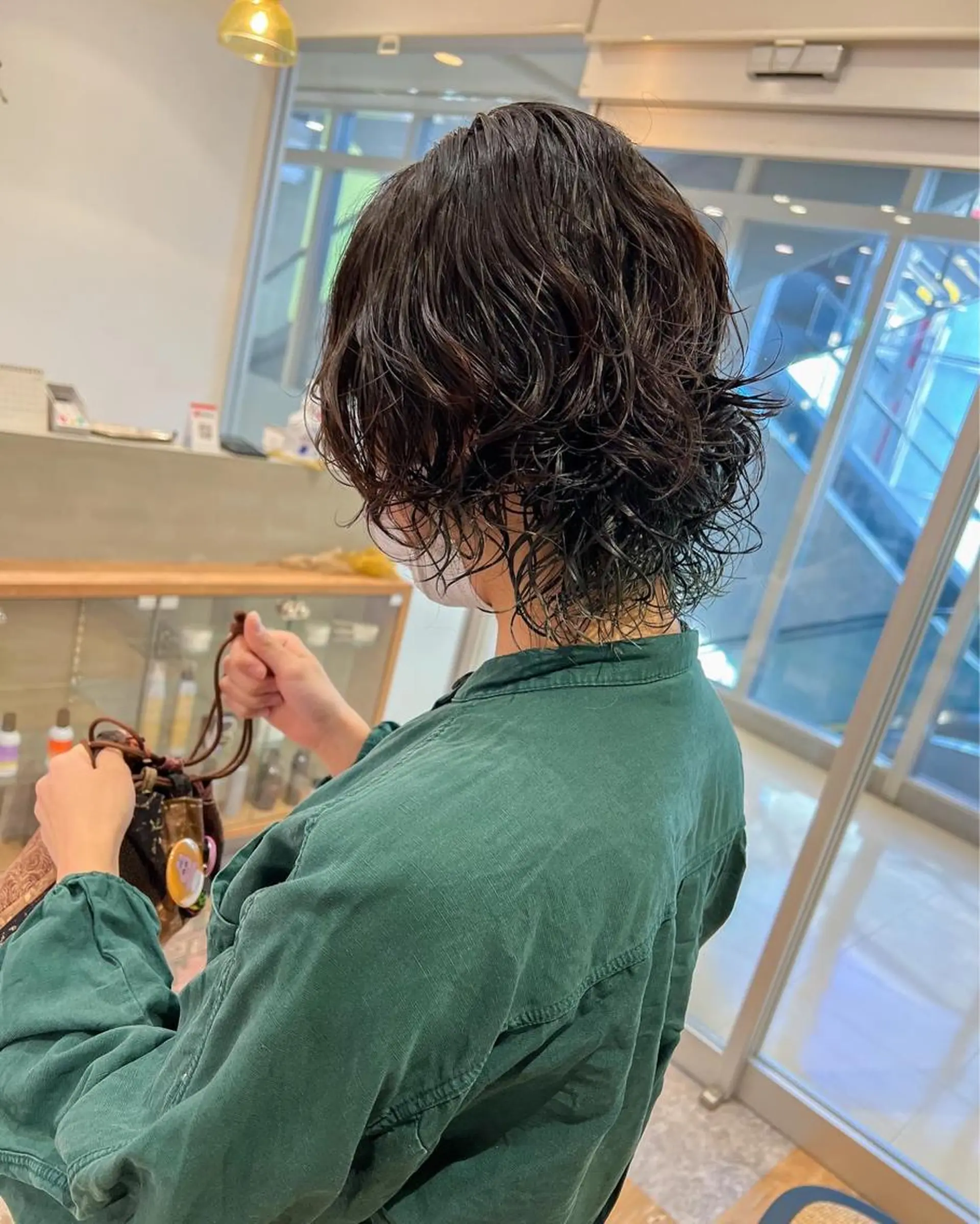 ショート カラー パーマ 韓国風デザイン 💐MIZUKI💐のヘアスタイル