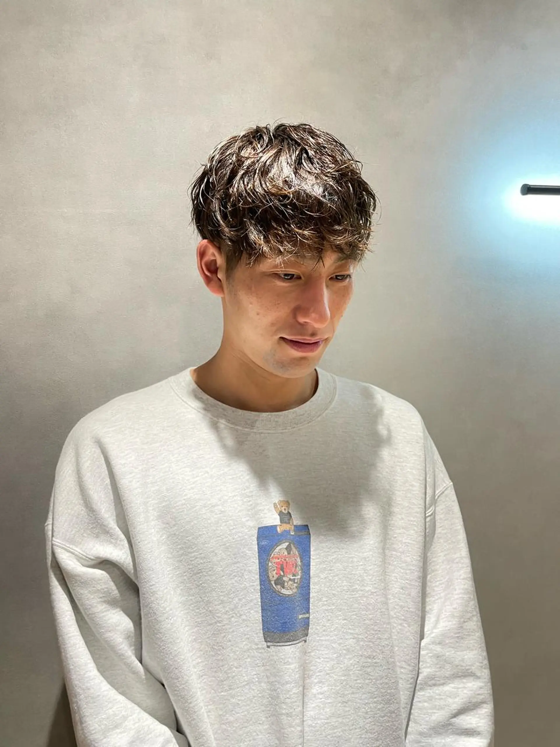 メンズ Defi梅田 岡 宗杜のヘアスタイル