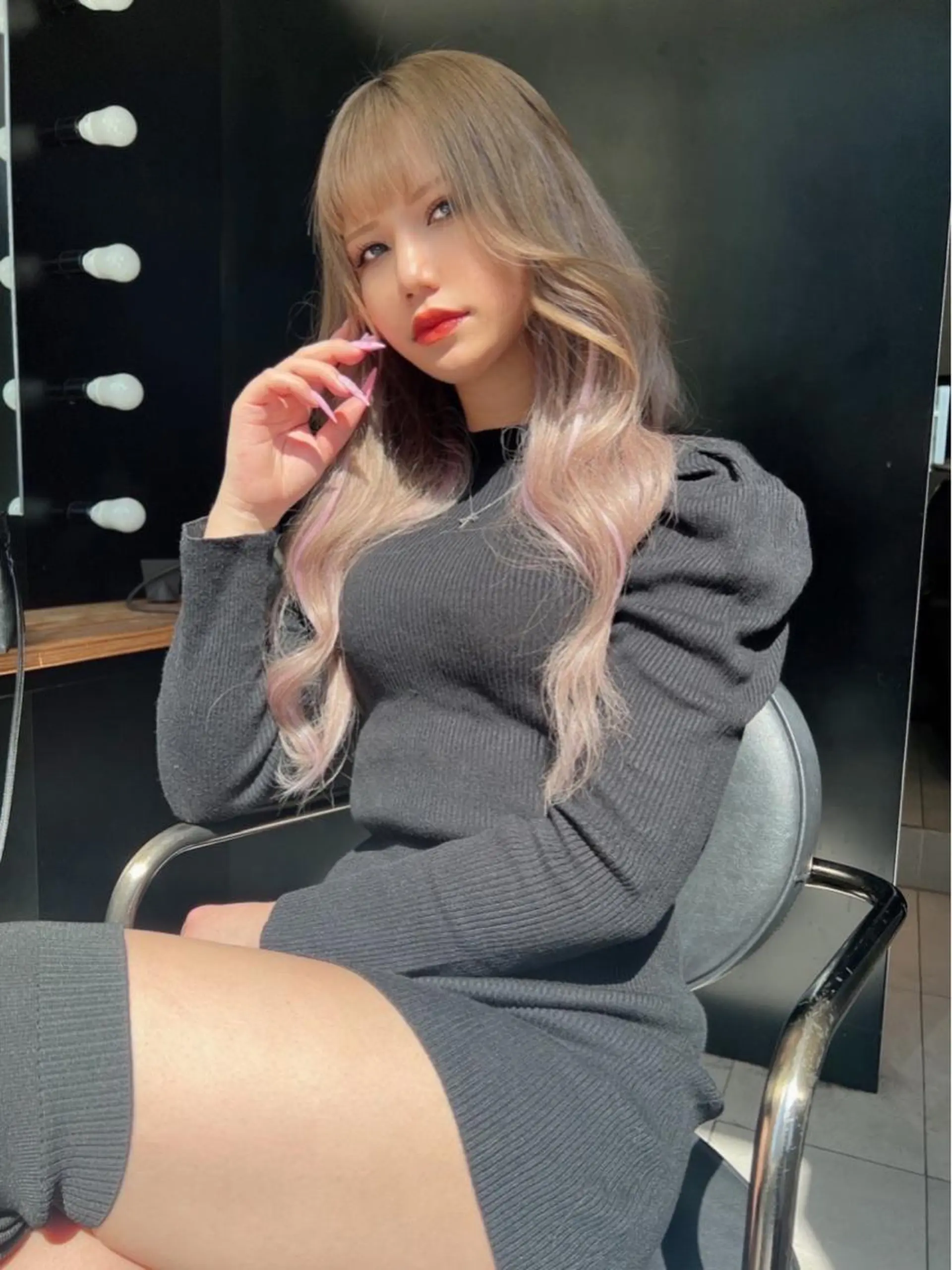 ロング 銀座/韓国/ワンホン 🤍艶髪🖤nahoのヘアスタイル