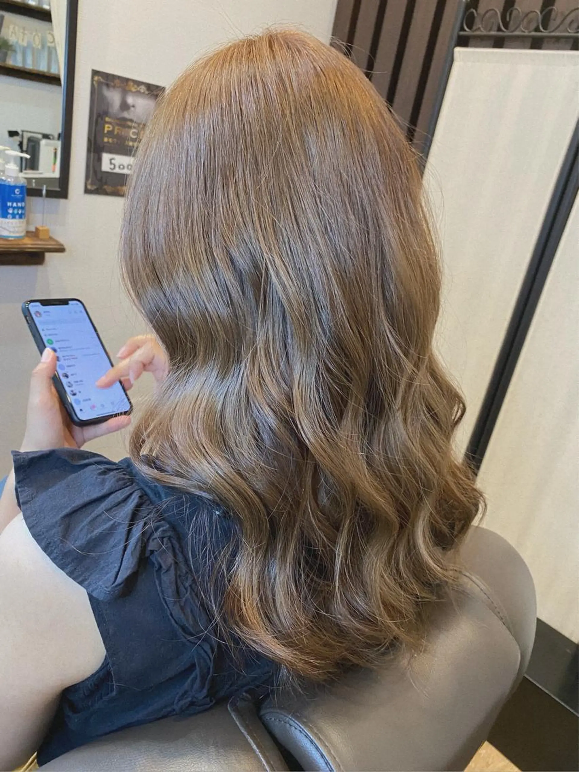 セミロング カラー RIRŪA所属・プルシールエクステ ちゃきのヘアスタイル