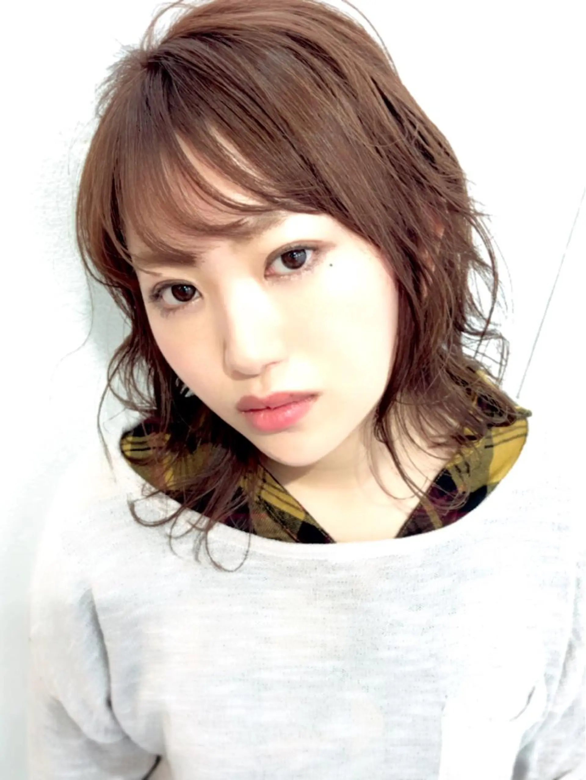 ミディアム カラー ハイライトカラー ハイライト hair  design  ALBERO所属・日高 香織のヘアスタイル