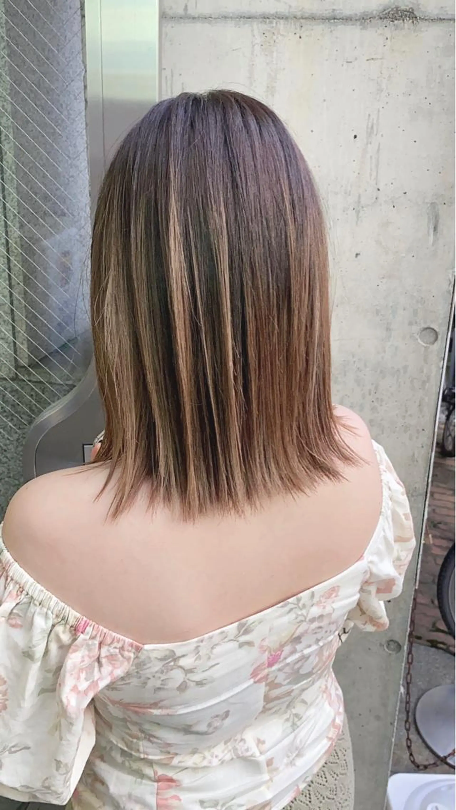 ミディアム 外ハネヘア 片桐 大介のヘアスタイル