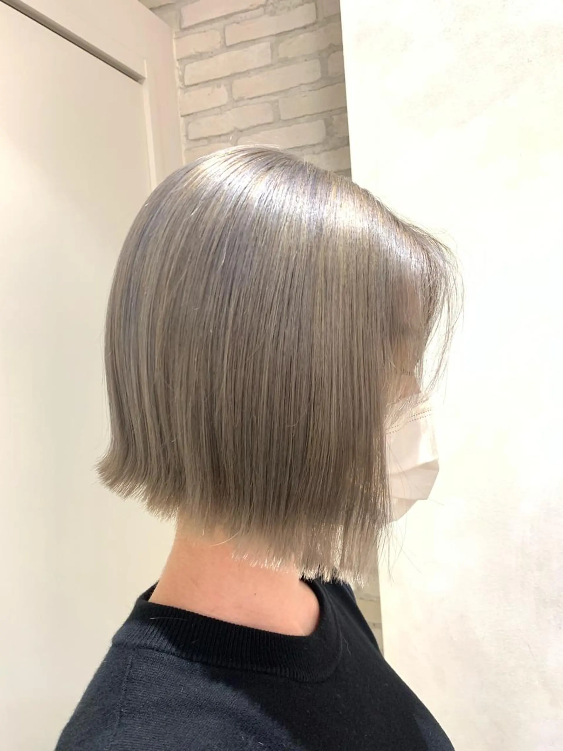 ミディアム 🖤横浜ハイトーン /ケアブリーチ🖤のヘアスタイル