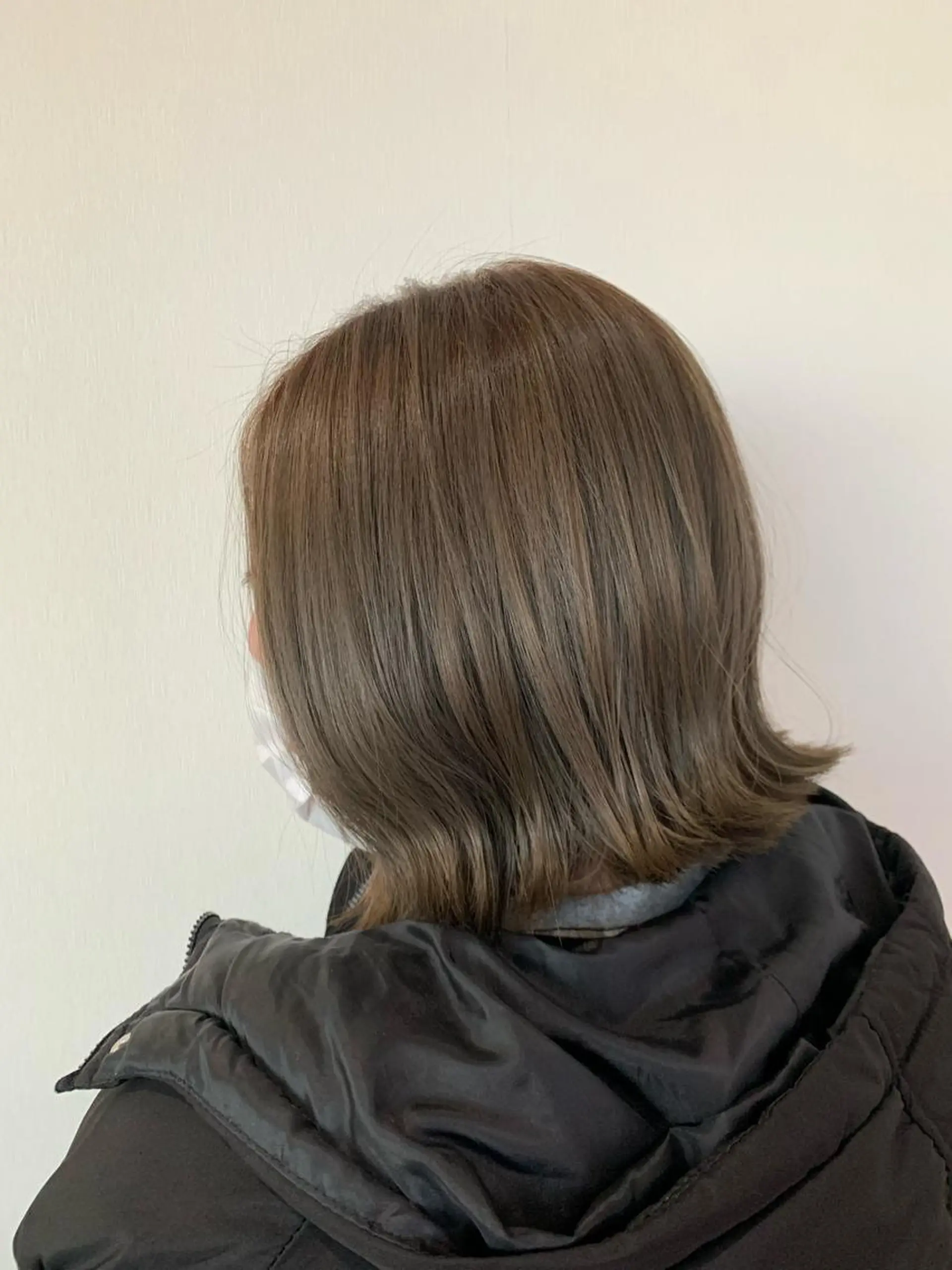 ミディアム カラー ベージュカラー ミント ミントベージュ カット ヘアカラー 相澤 茉澄のヘアスタイル