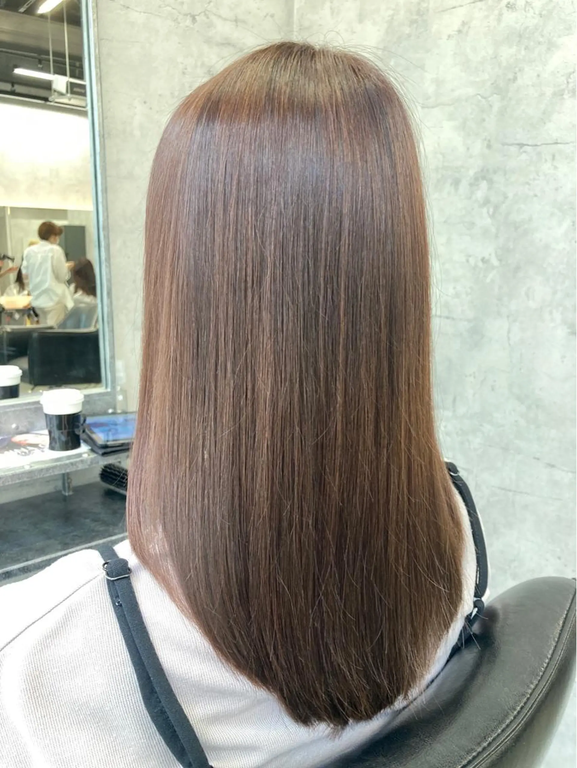 ロング カラー パーマ ヘアアレンジ 口コミ高評価👍✨ フチタミサオ🦋のヘアスタイル