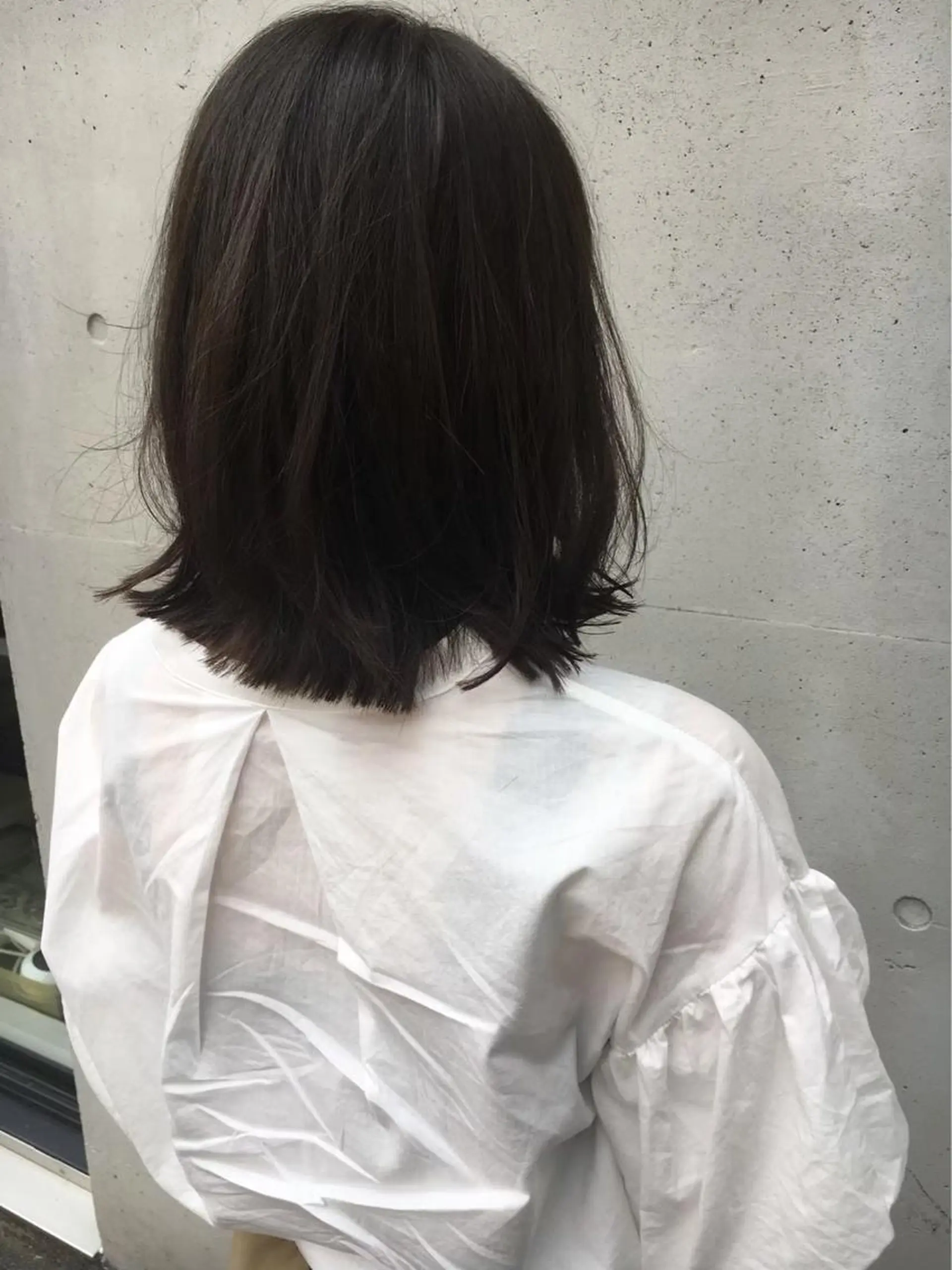 ミディアム カット トリートメント 中津/柔らかカラー/ ナガオ イズミのヘアスタイル