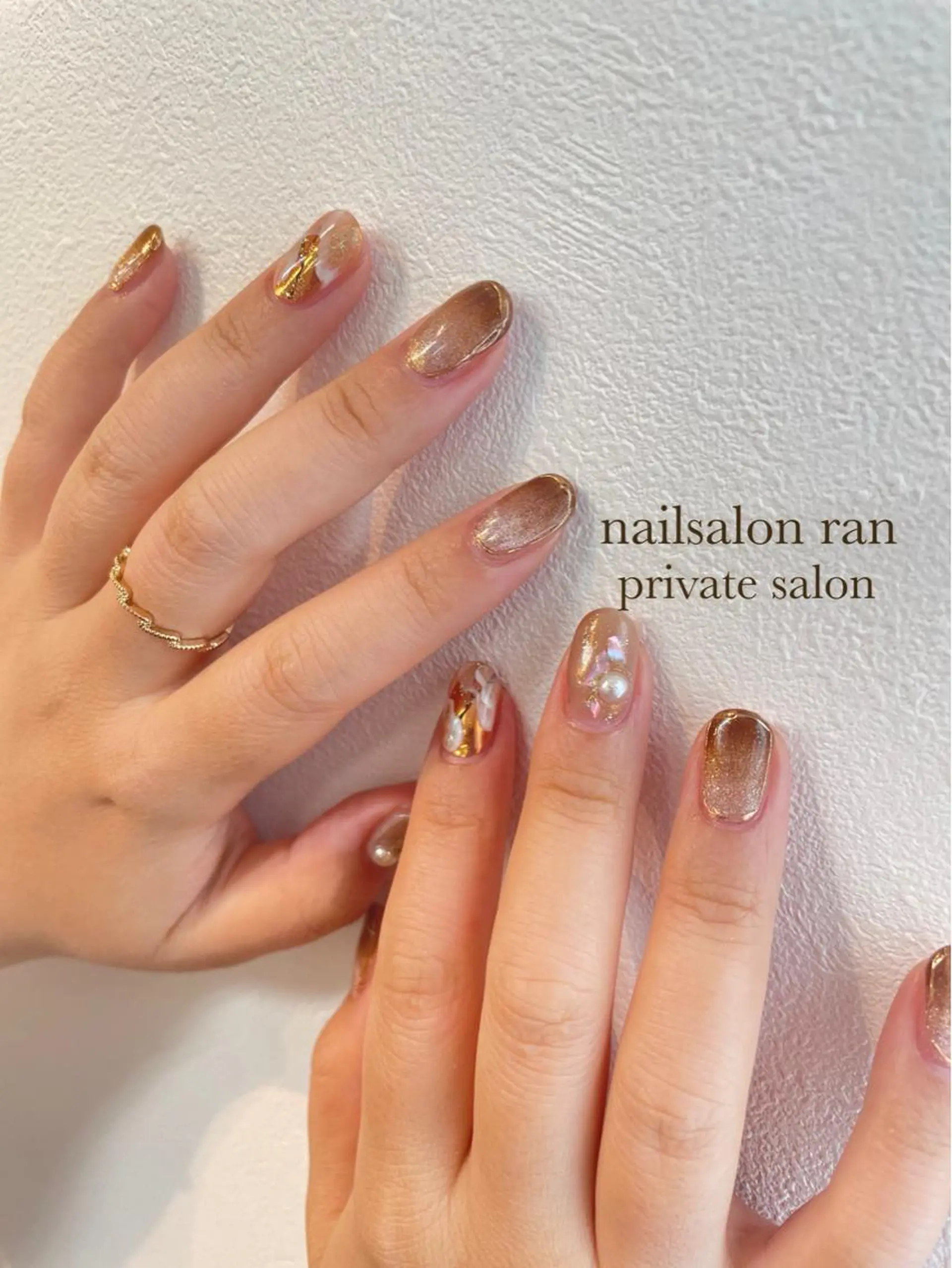 ネイル 持ち込み nailsalon ranのネイルデザイン