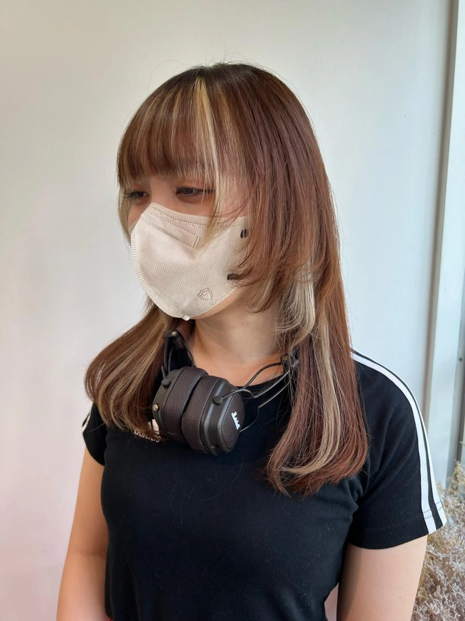 セミロング カラー ヘアアレンジ ボブ美容師 /馬場 翼のヘアスタイル