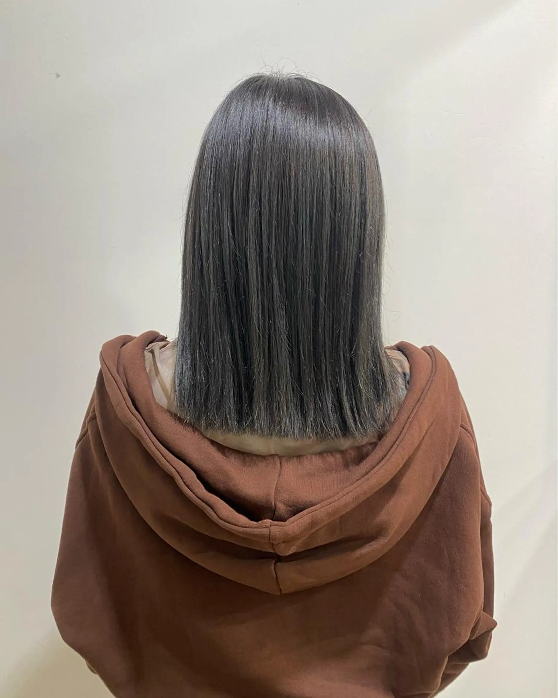 セミロング ヘアカラー トリートメント つじ みさきのヘアスタイル