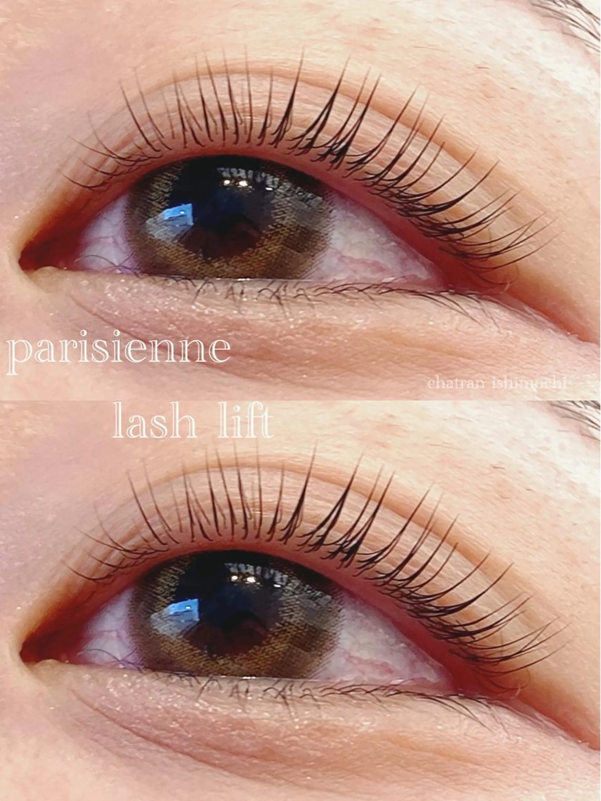 マツエク・マツパ パリジェンヌラッシュリフト マツパ chatran ishimochiのマツエク・マツパデザイン