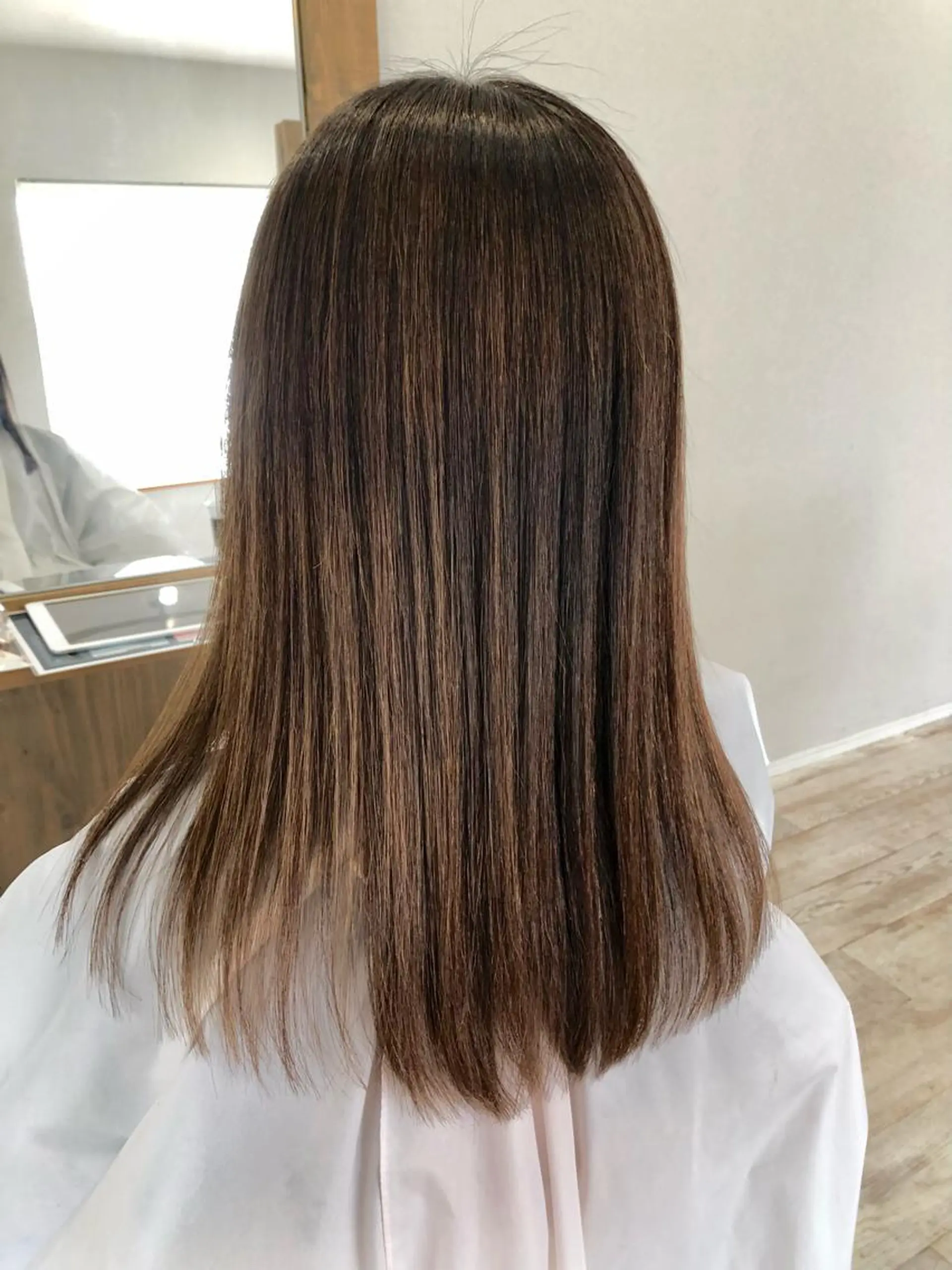 ロング カット 縮毛矯正 salon c.keyのヘアスタイル