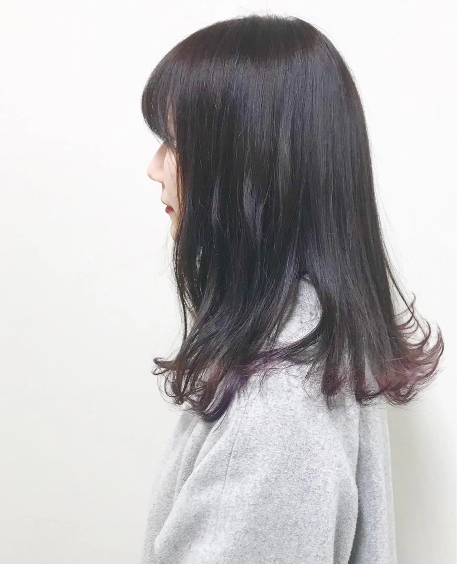 ミディアム パープルカラー エリアNo.1カラー ⭐️hikaru⭐️のヘアスタイル