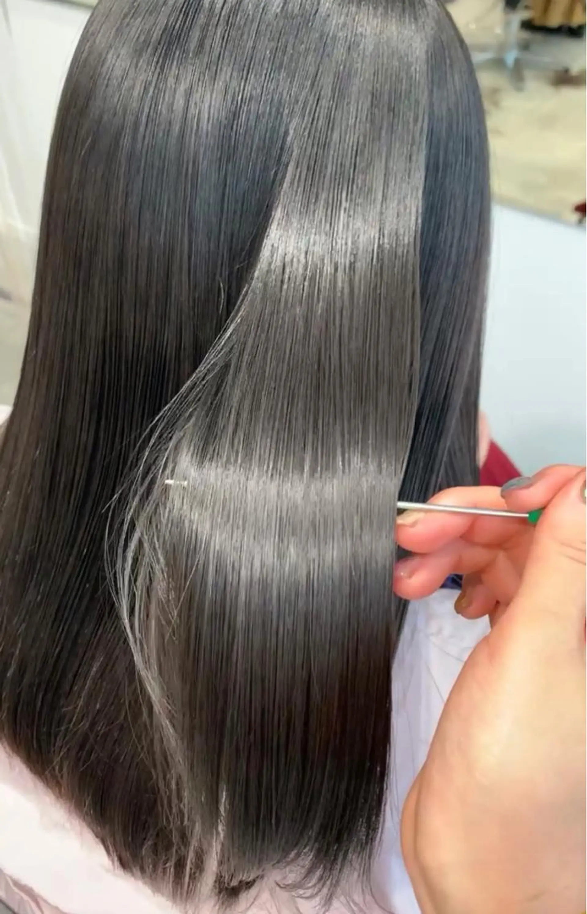 ロング カット 縮毛矯正 トリートメント 🎀トレンドhair 🎀マリノのヘアスタイル