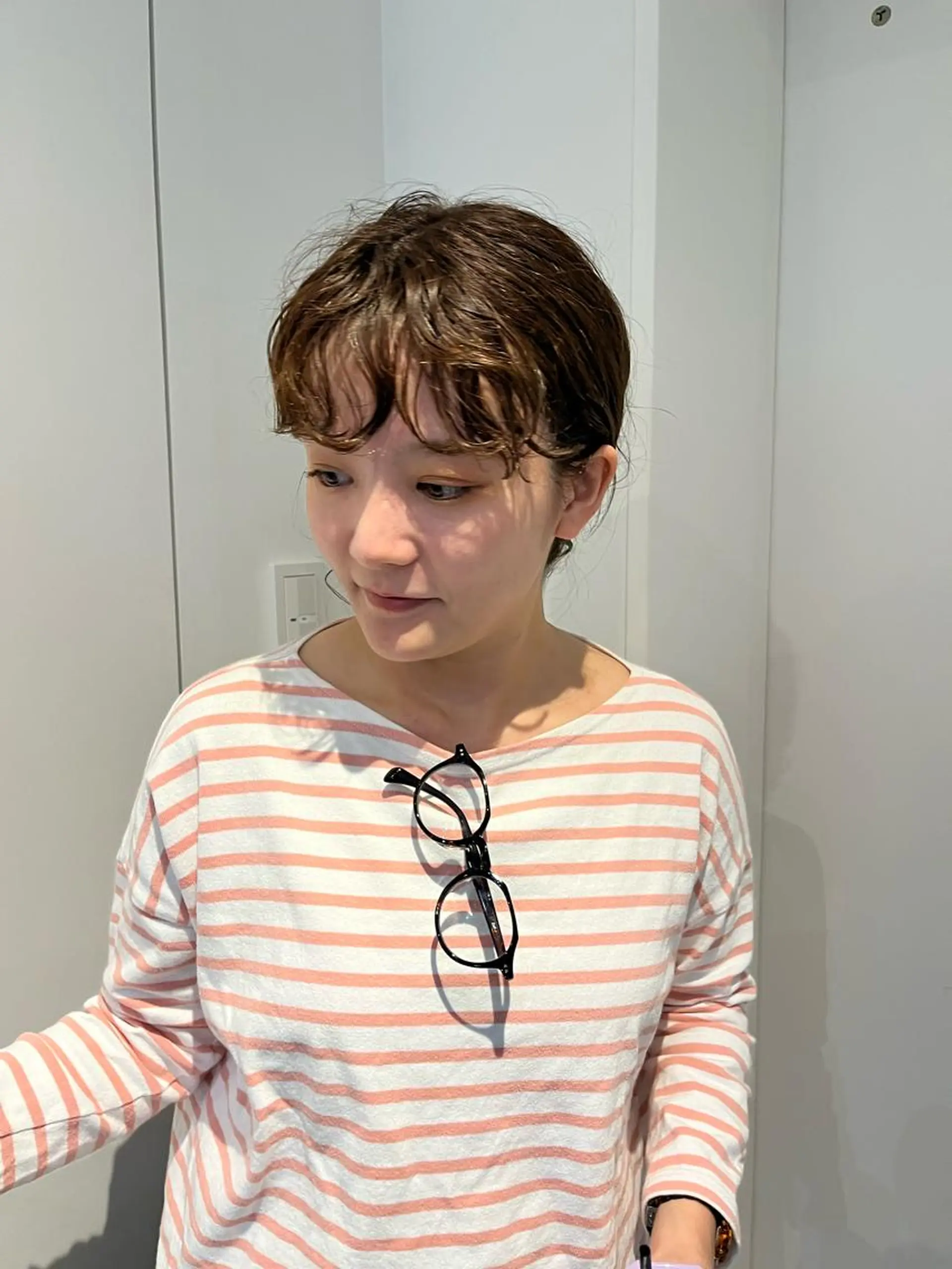 ミディアム KOCHAB 中村穂風のヘアスタイル
